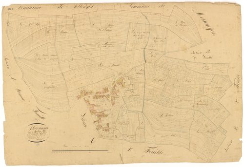 Chevannes - Section B1 - 3 P PLAN 176/4