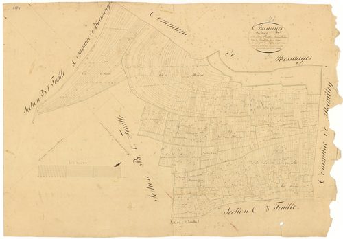 Chevannes - Section B2 - 3 P PLAN 176/5