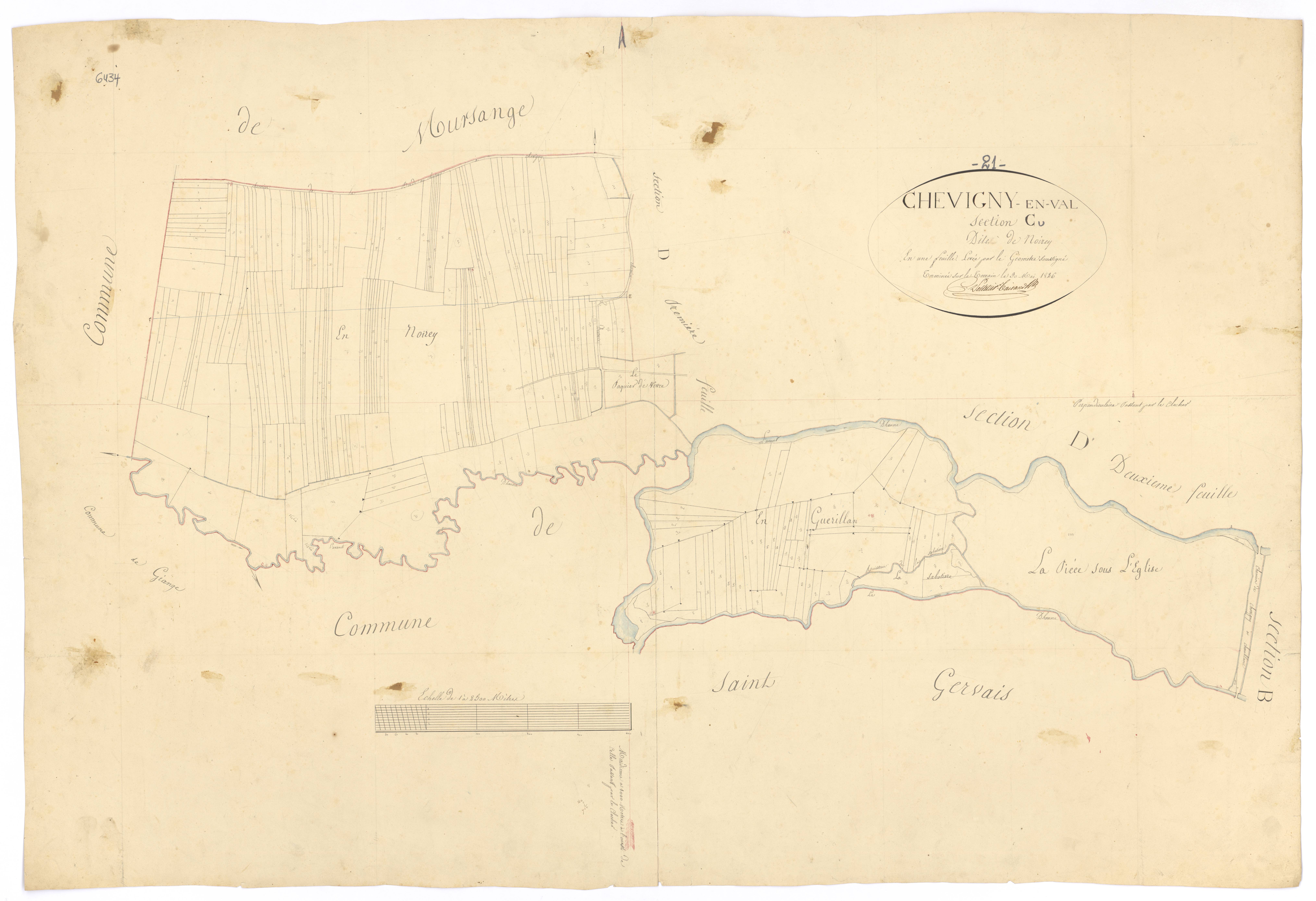Chevigny-en-Valière - Section C - 3 P PLAN 177/4