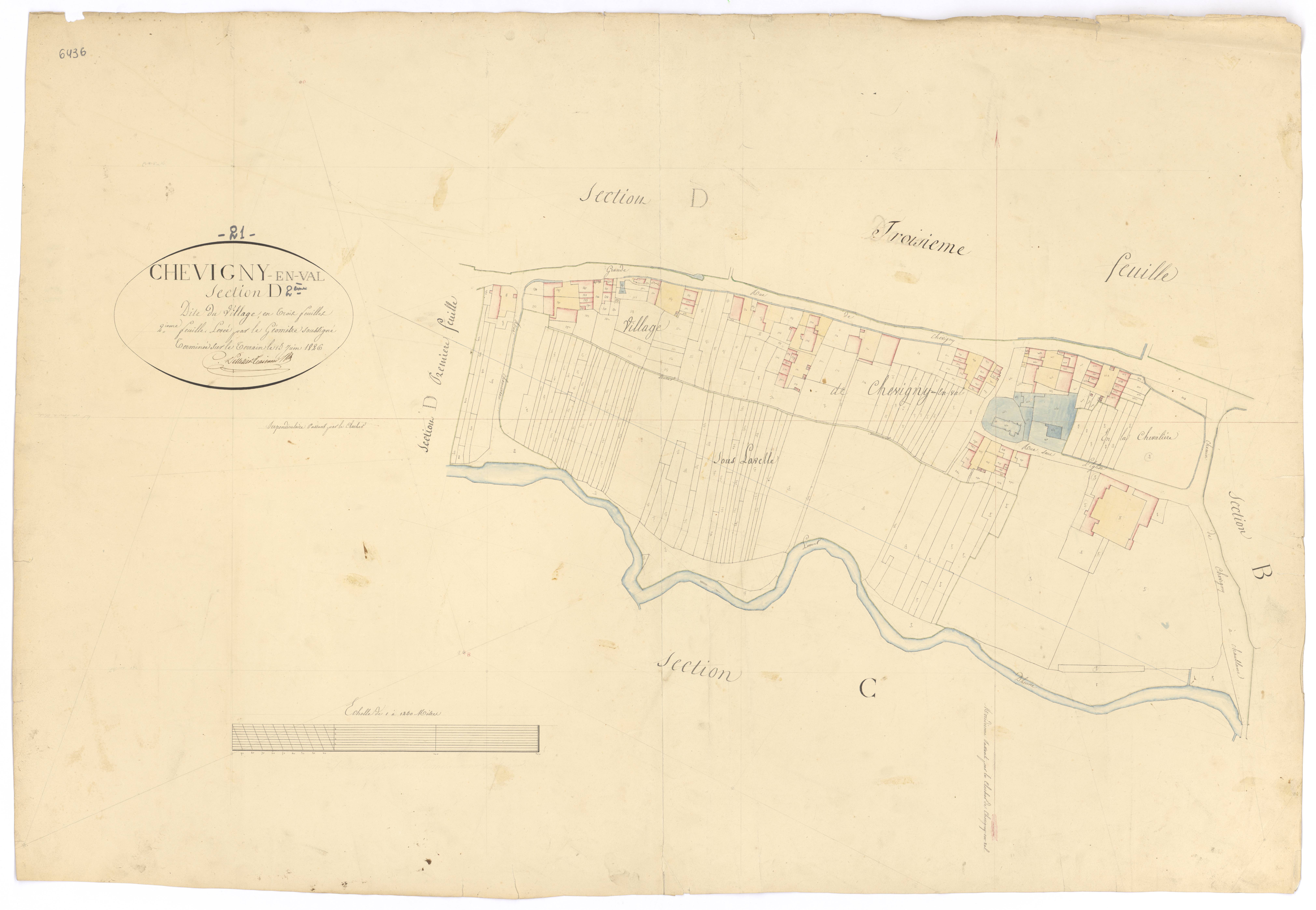 Chevigny-en-Valière - Section D2 - 3 P PLAN 177/6