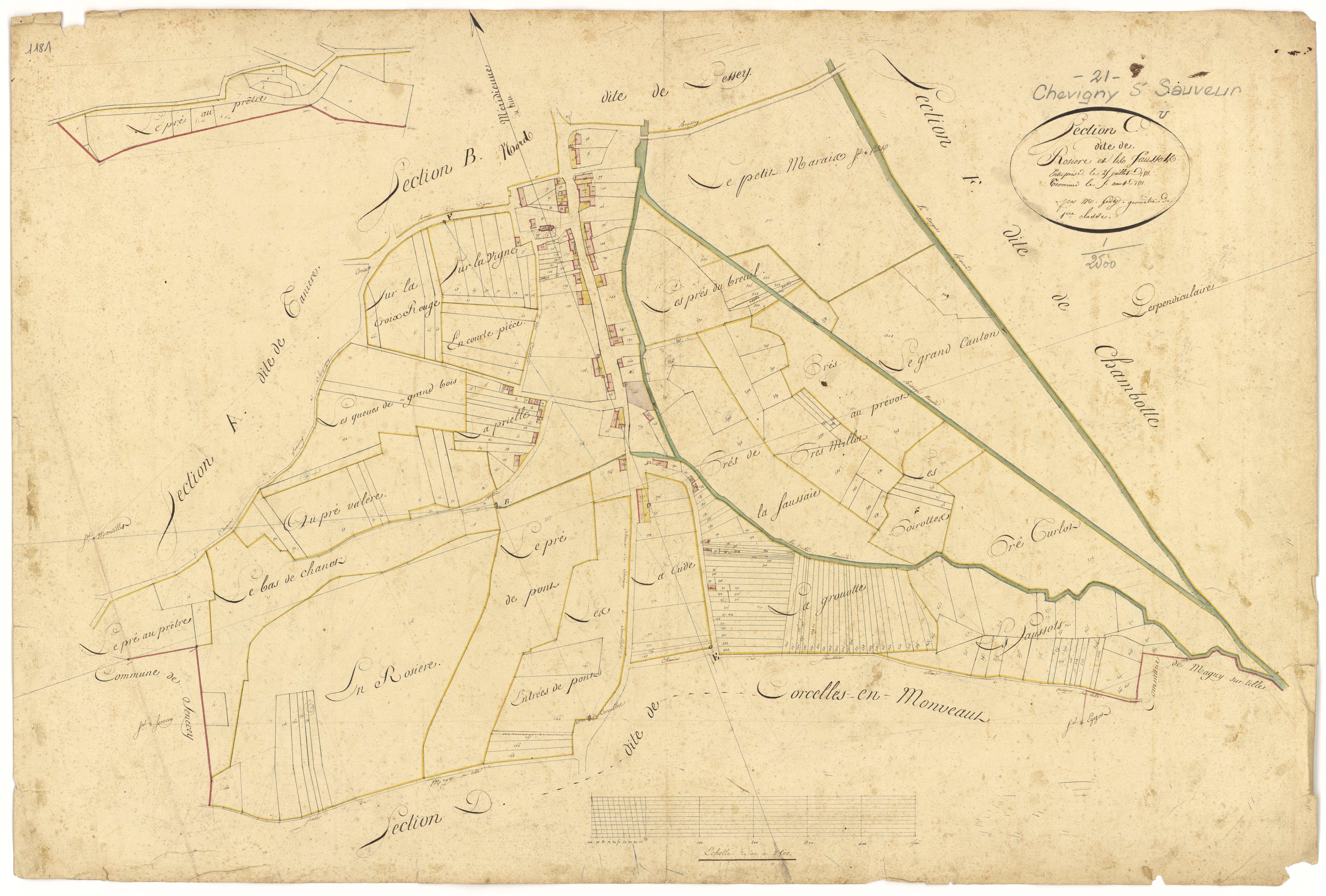 Chevigny-Saint-Sauveur - Section C - 3 P PLAN 178/4