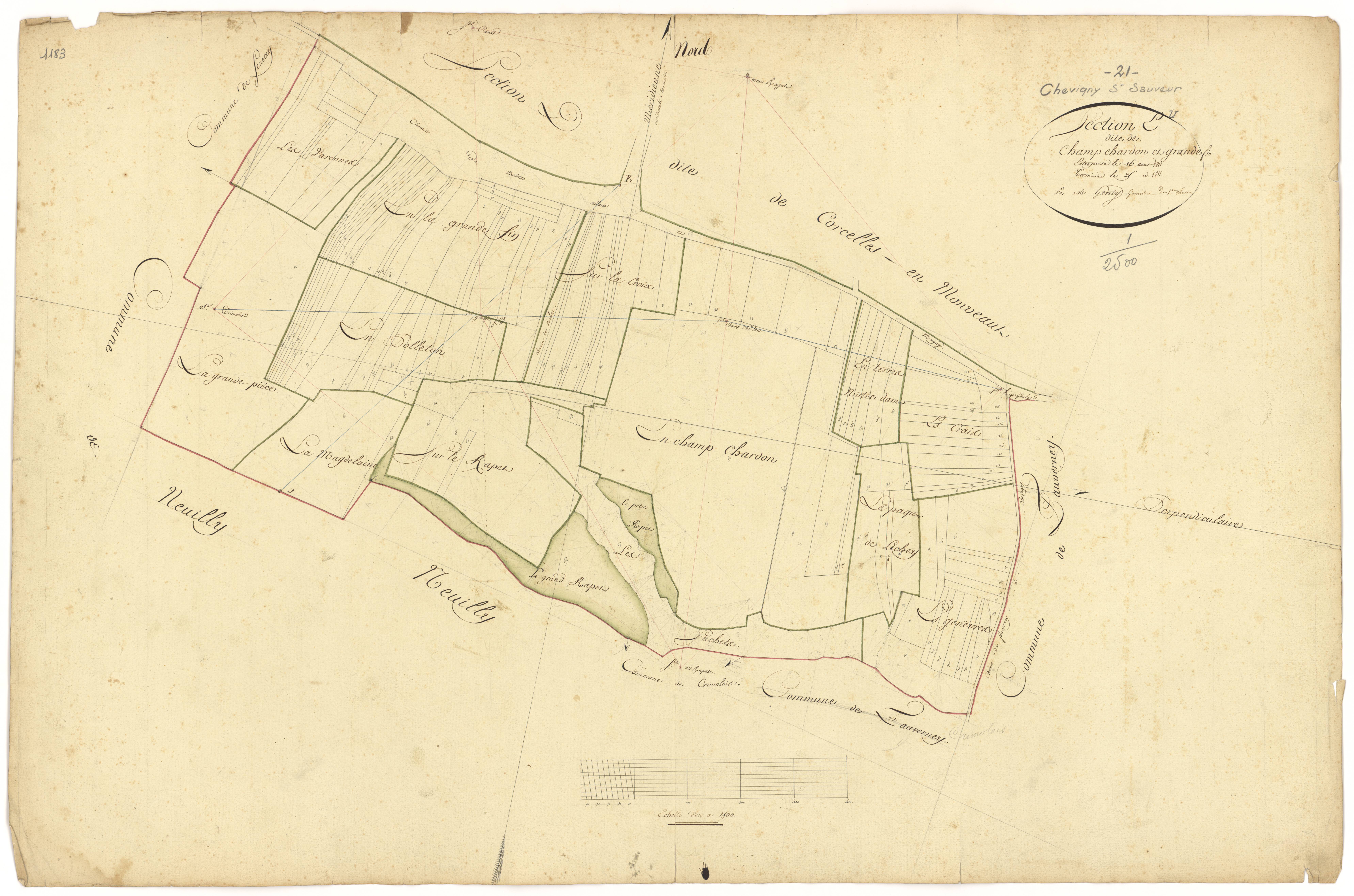 Chevigny-Saint-Sauveur - Section E - 3 P PLAN 178/6