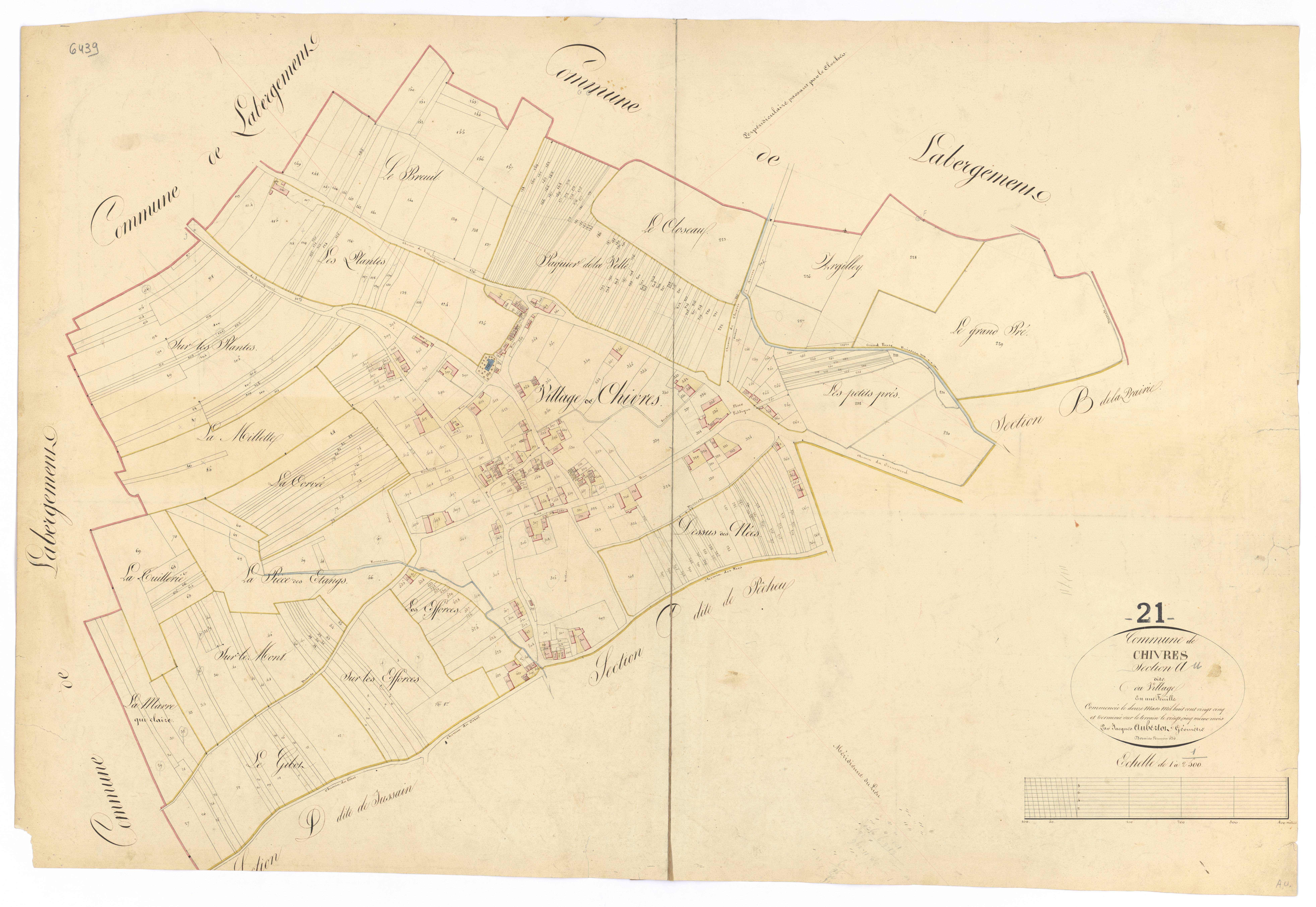 Chivres - Section A - 3 P PLAN 179/2