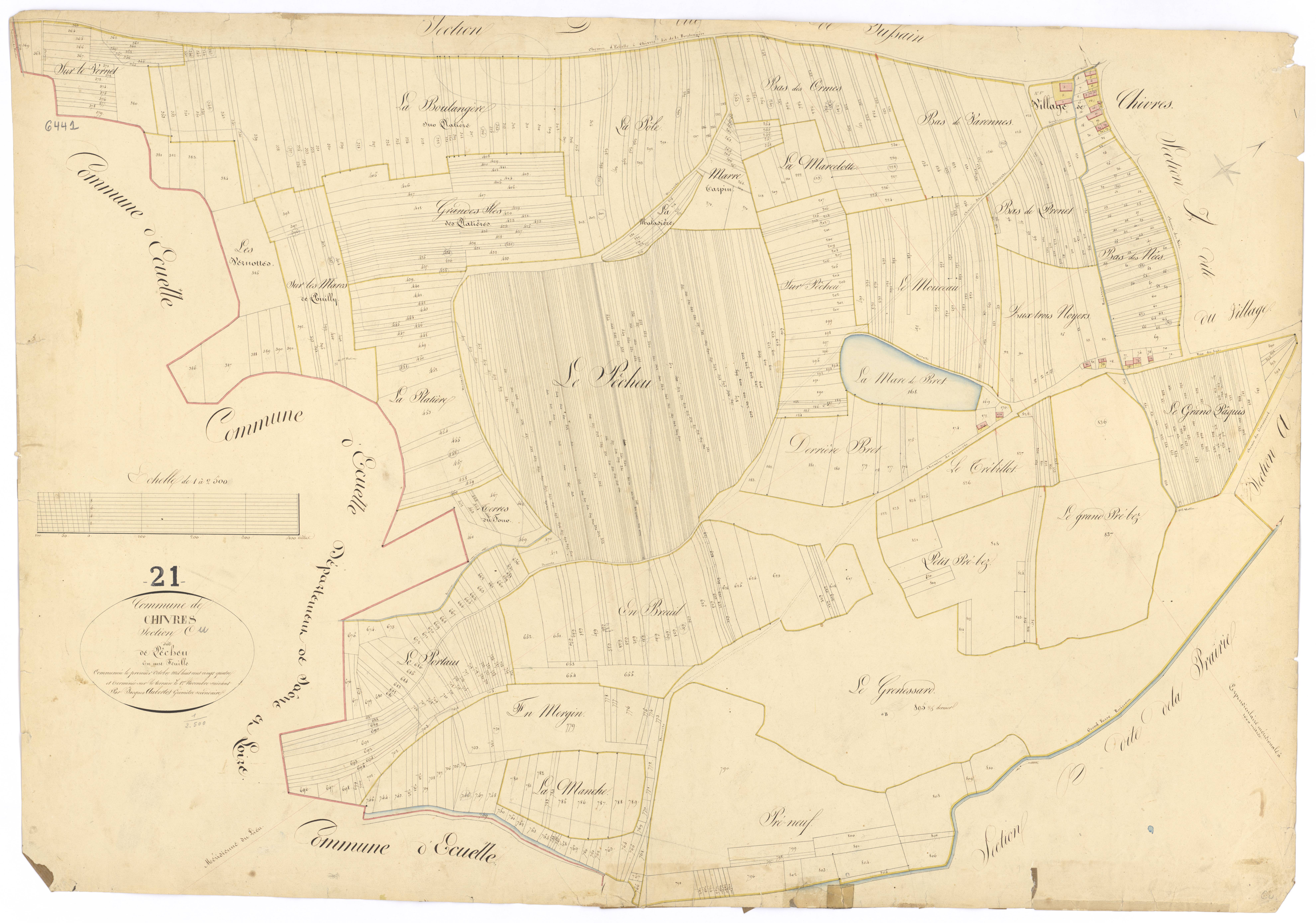 Chivres - Section C - 3 P PLAN 179/4