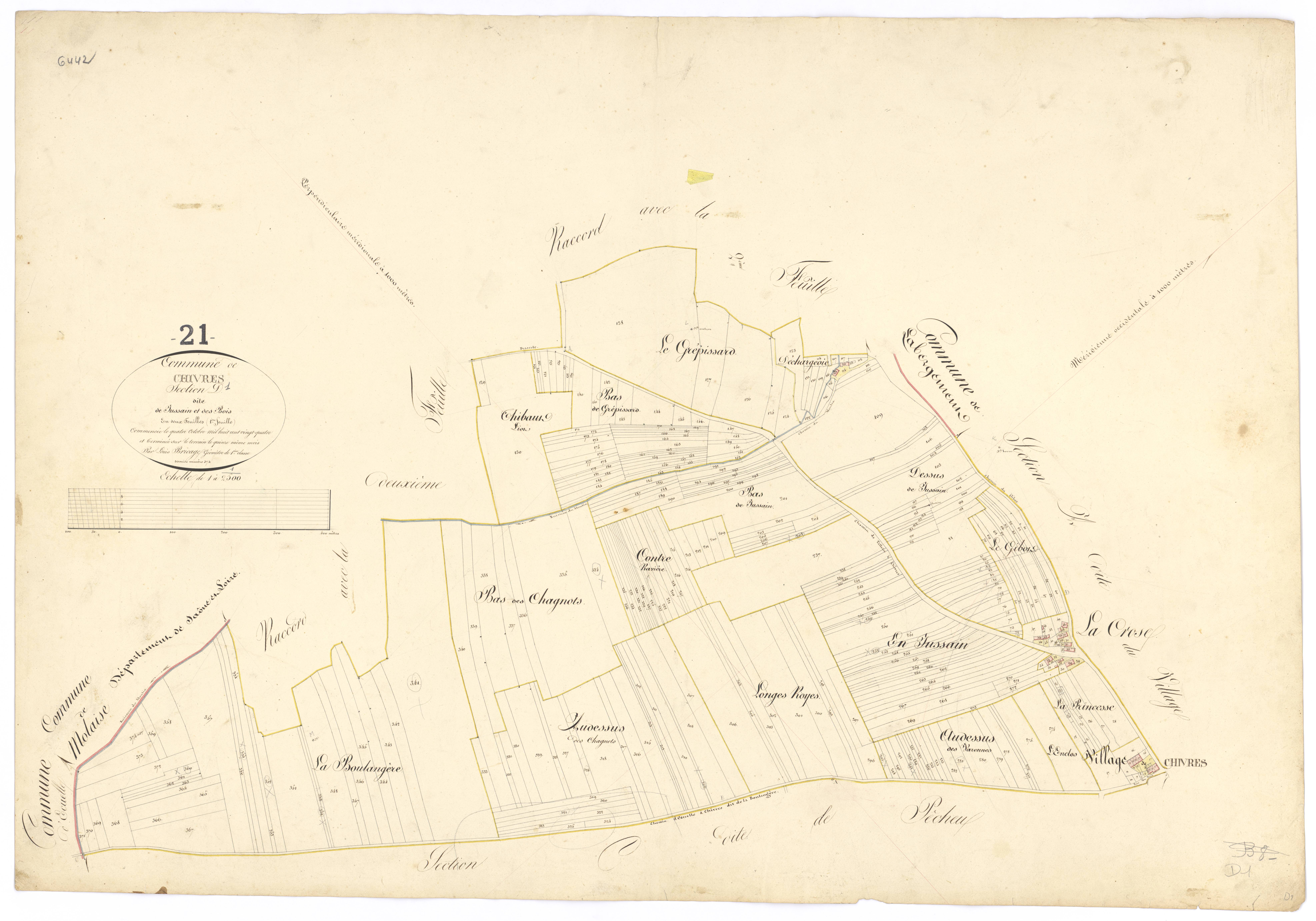 Chivres - Section D1 - 3 P PLAN 179/5