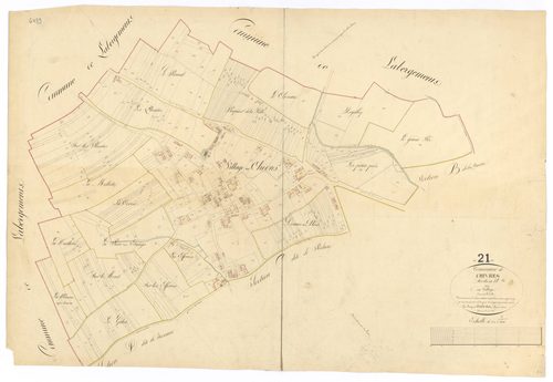 Chivres - Section A - 3 P PLAN 179/2