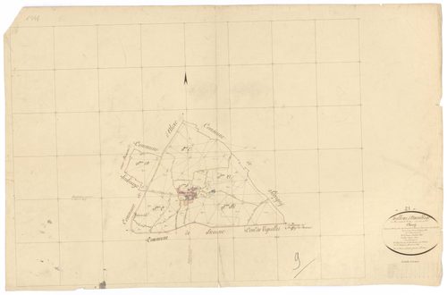 Chorey-lès-Beaune - Tableau d'assemblage - 3 P PLAN 180/1