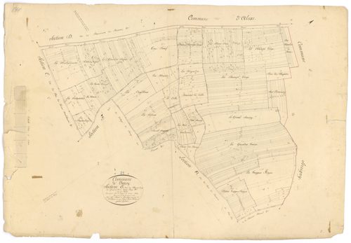 Chorey-lès-Beaune - Section E - 3 P PLAN 180/6