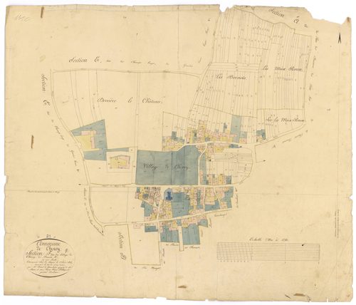 Chorey-lès-Beaune - Section F - 3 P PLAN 180/7