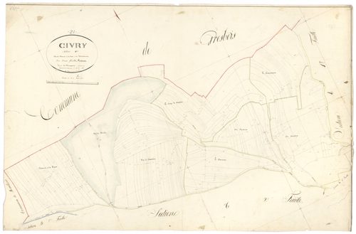 Civry-en-Montagne - Section C1 - 3 P PLAN 183/8