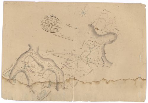 Clamerey - Tableau d'assemblage - 3 P PLAN 184/1