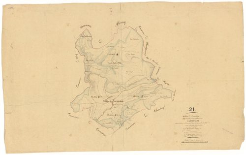 Clémencey - Tableau d'assemblage - 3 P PLAN 185/1