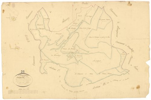 Clémencey - Section A - 3 P PLAN 185/2
