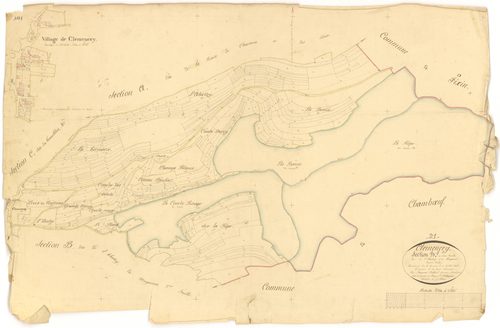 Clémencey - Section B1 - 3 P PLAN 185/3