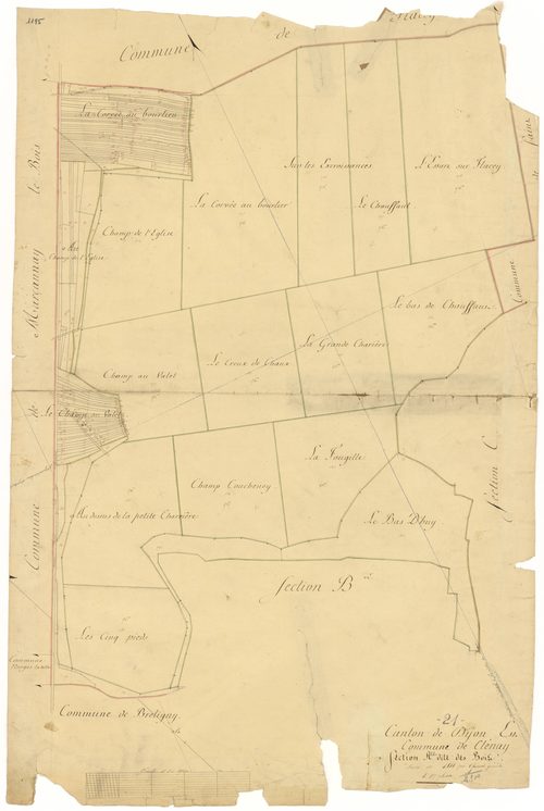 Clénay - Section A - 3 P PLAN 186/2