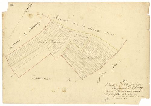 Clénay - Section E2 - 3 P PLAN 186/7