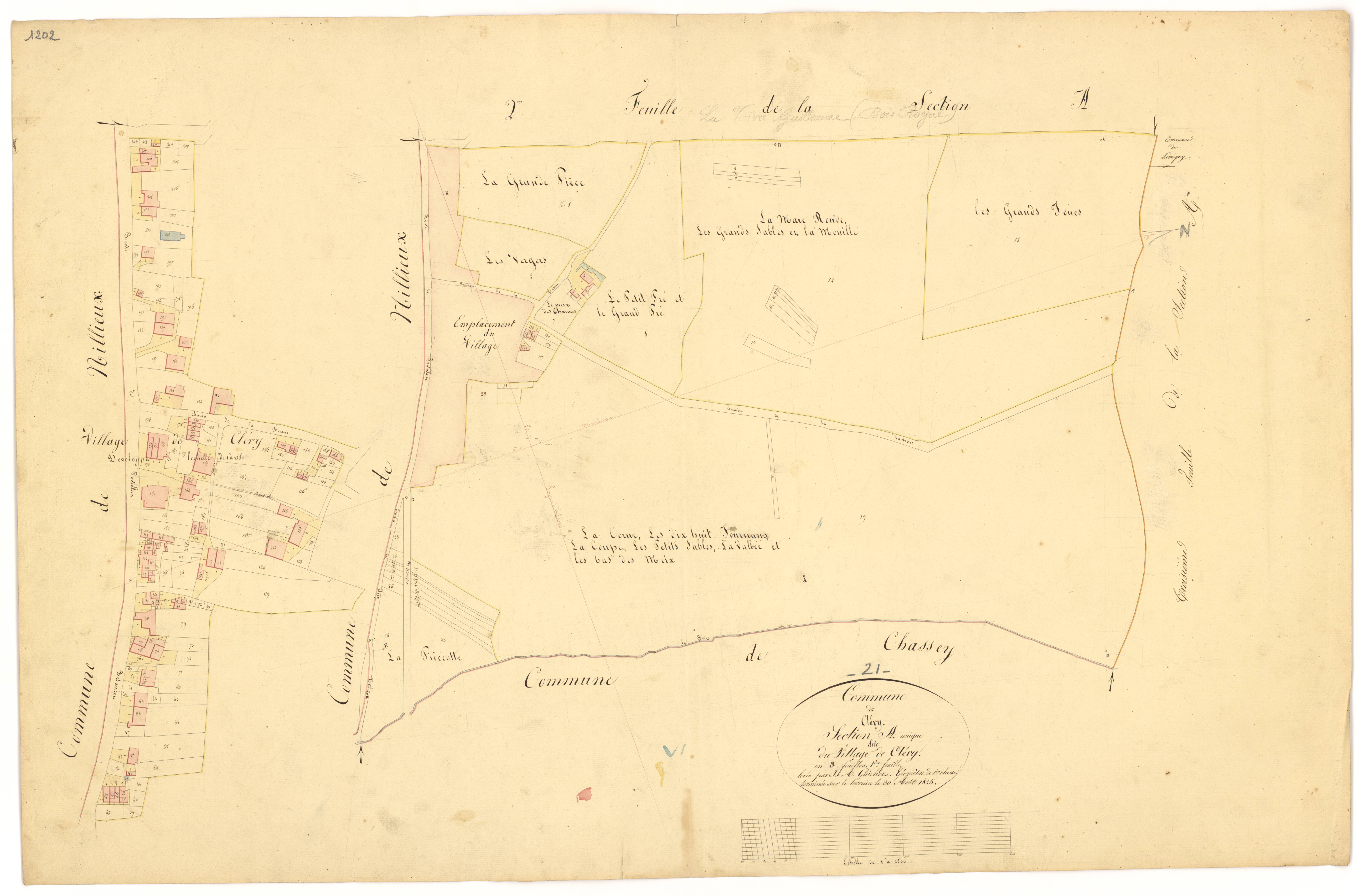 Cléry - Section A1 - 3 P PLAN 187/2