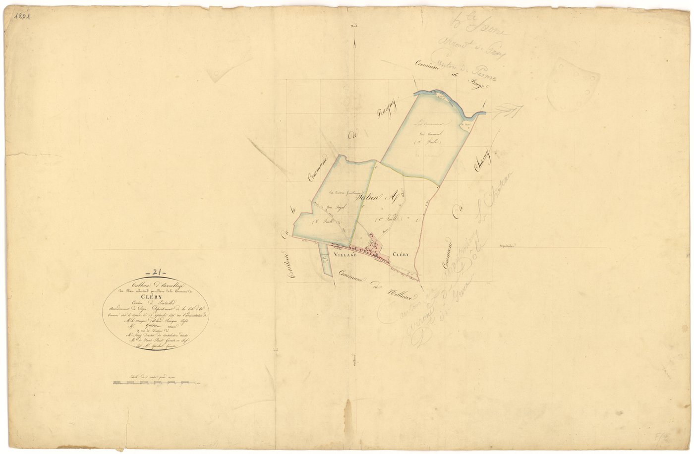 Cléry - Tableau d'assemblage - 3 P PLAN 187/1