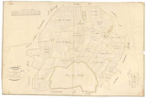 Clomot - Section C1 - 3 P PLAN 188/4