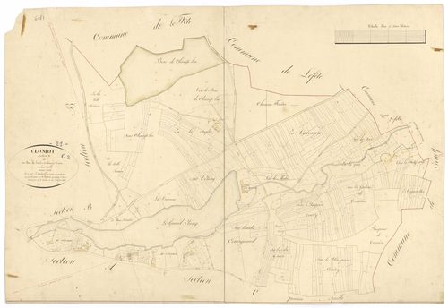 Clomot - Section C2 - 3 P PLAN 188/5
