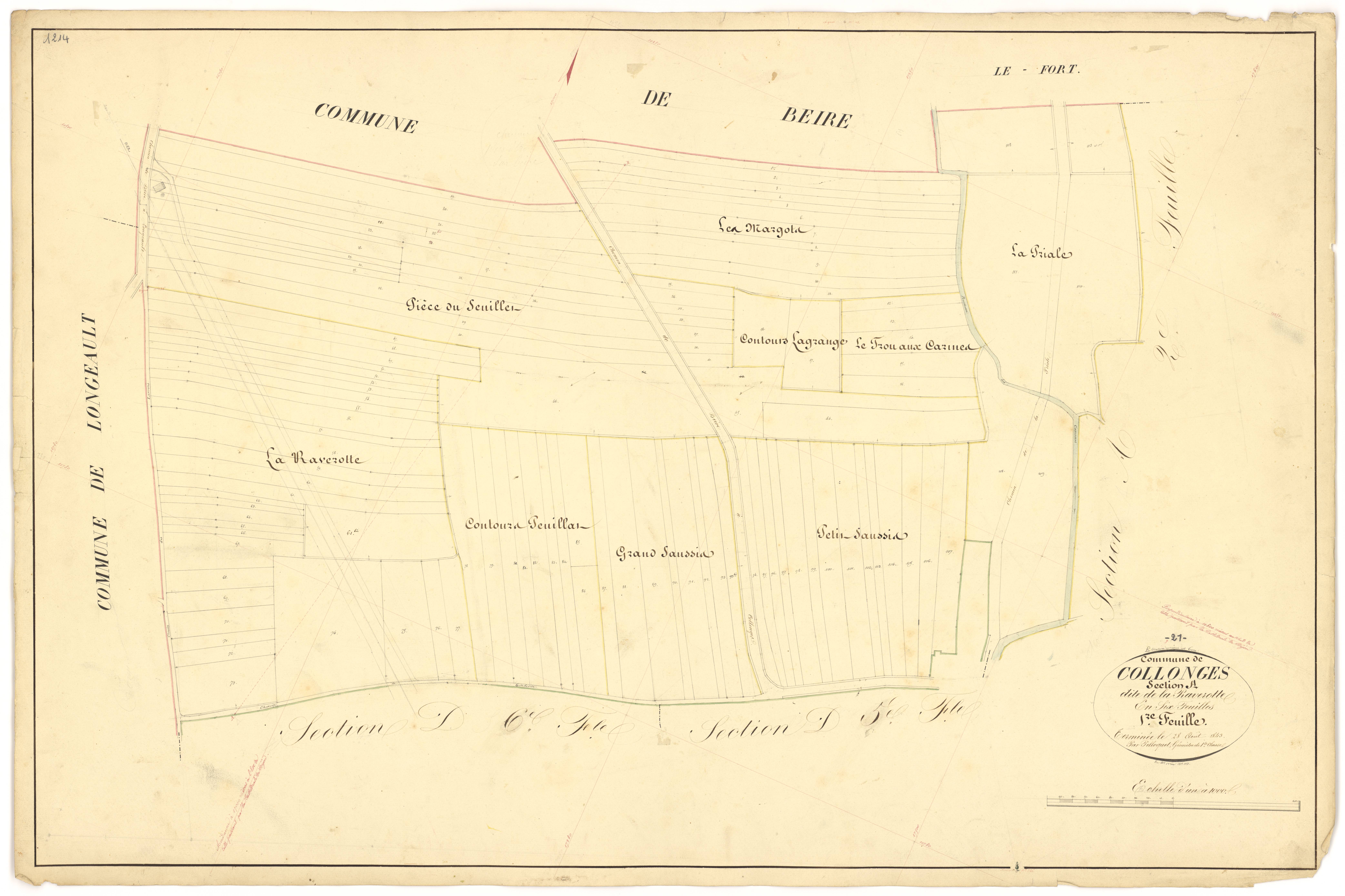 Collonges-lès-Premières - Section A1 - 3 P PLAN 190/2