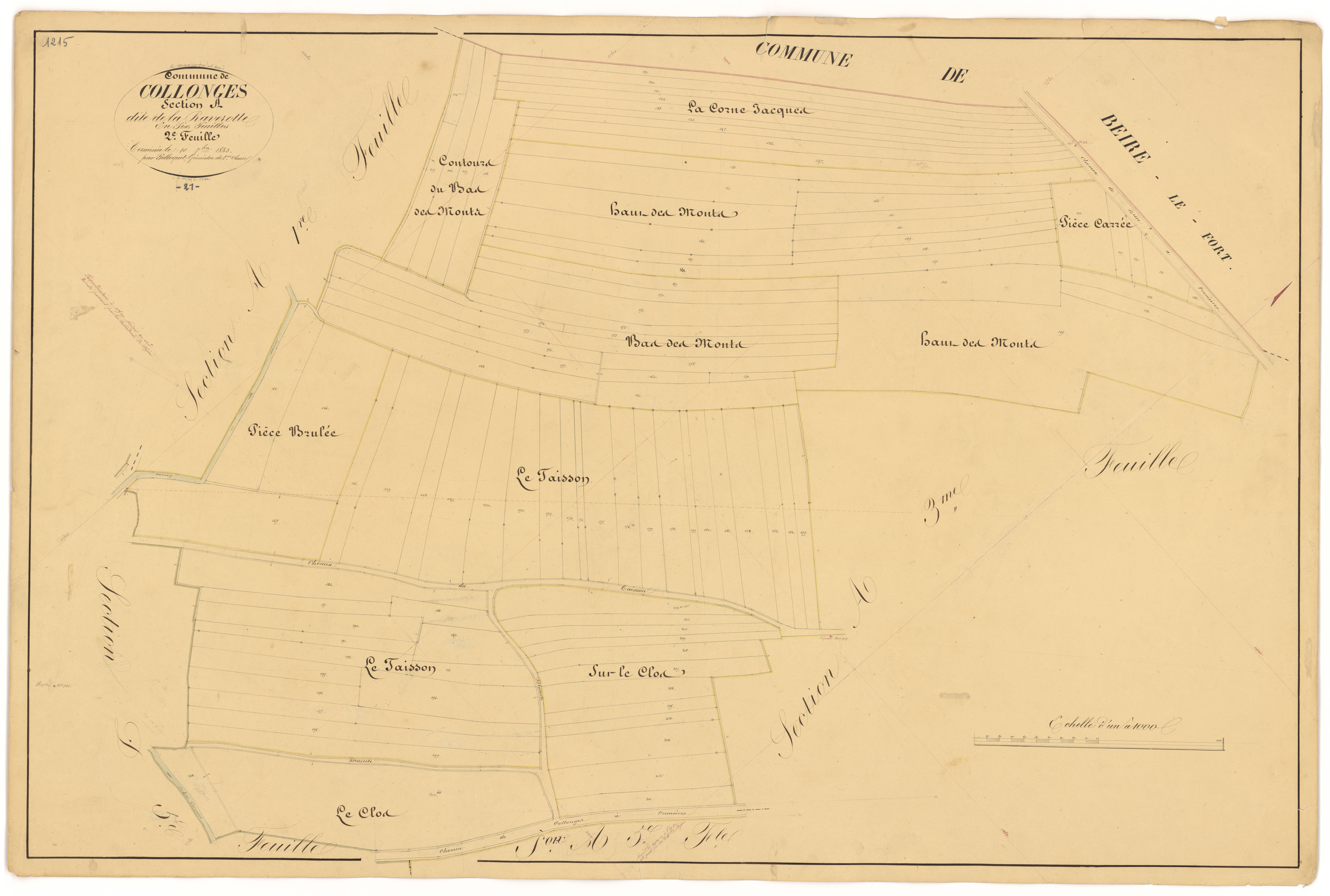 Collonges-lès-Premières - Section A2 - 3 P PLAN 190/3