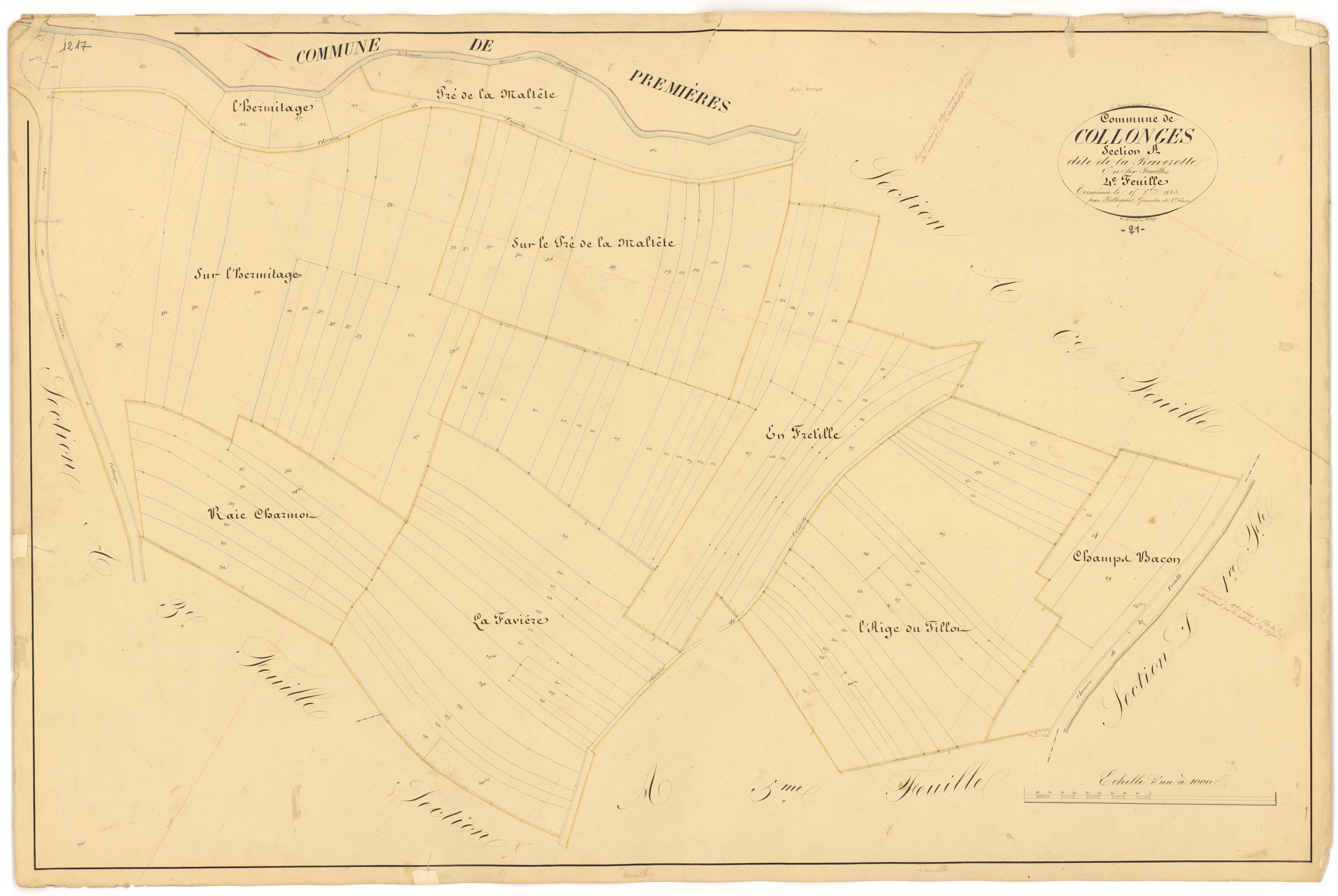 Collonges-lès-Premières - Section A4 - 3 P PLAN 190/5