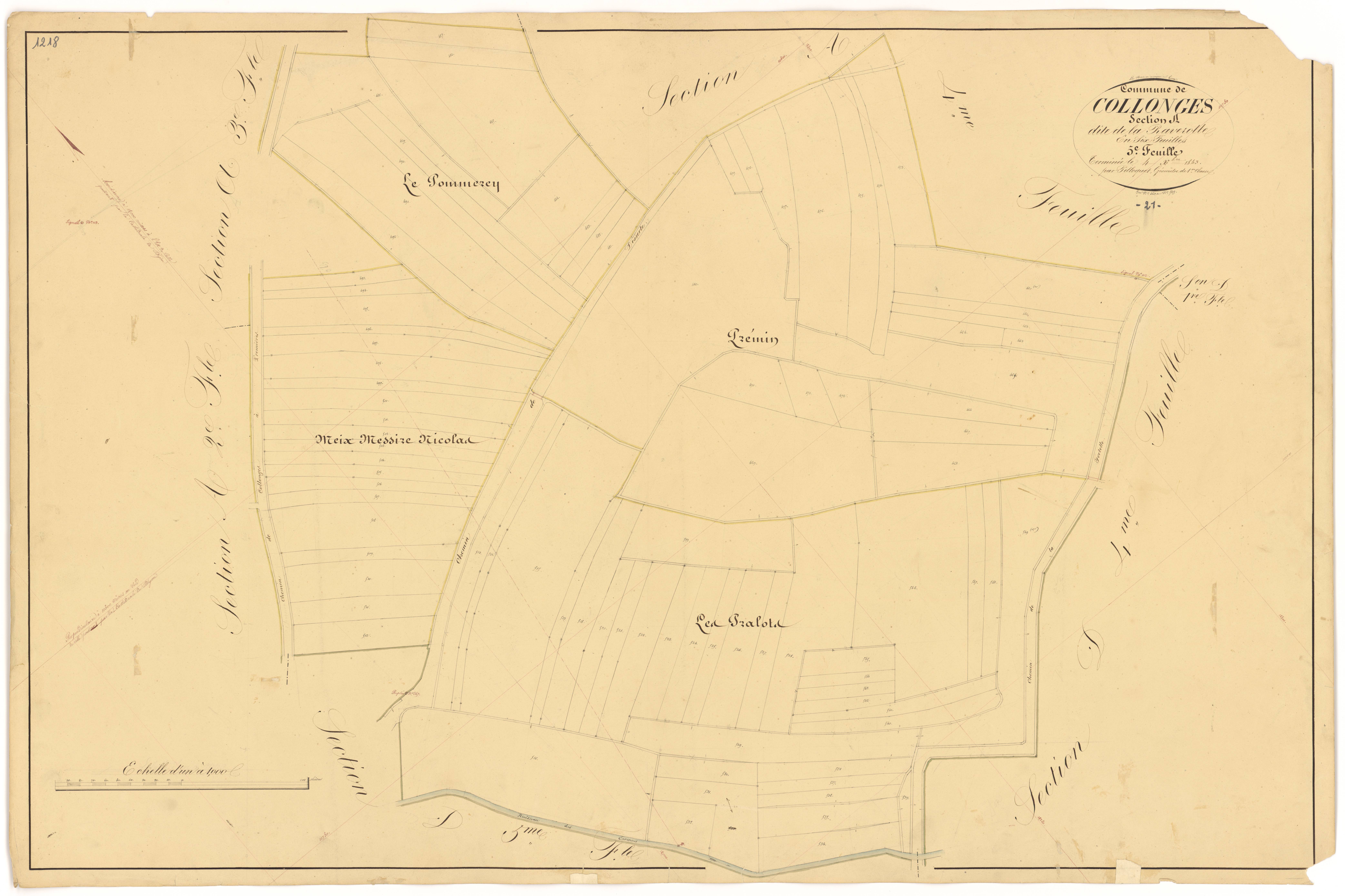 Collonges-lès-Premières - Section A5 - 3 P PLAN 190/6