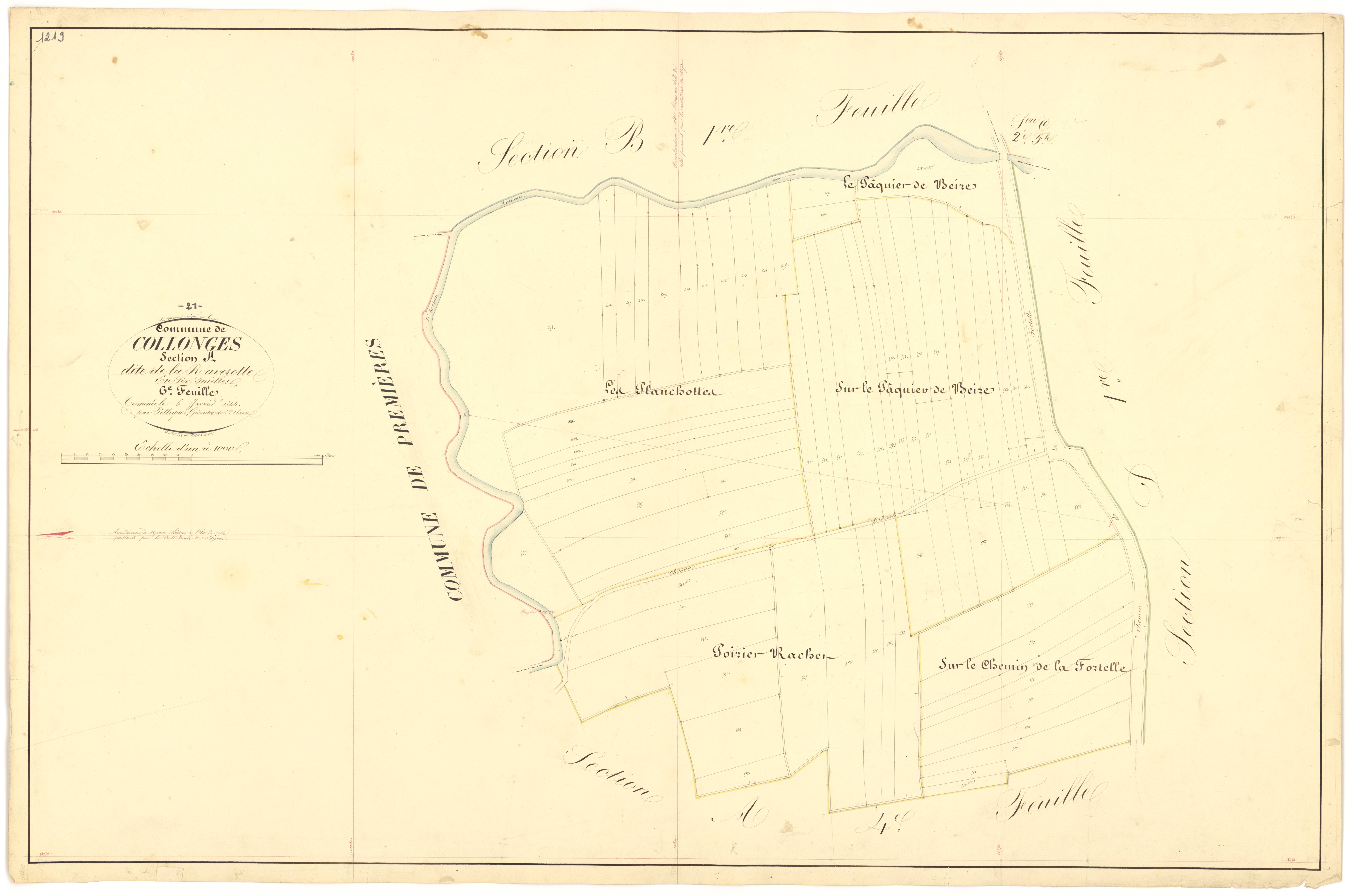 Collonges-lès-Premières - Section A6 - 3 P PLAN 190/7