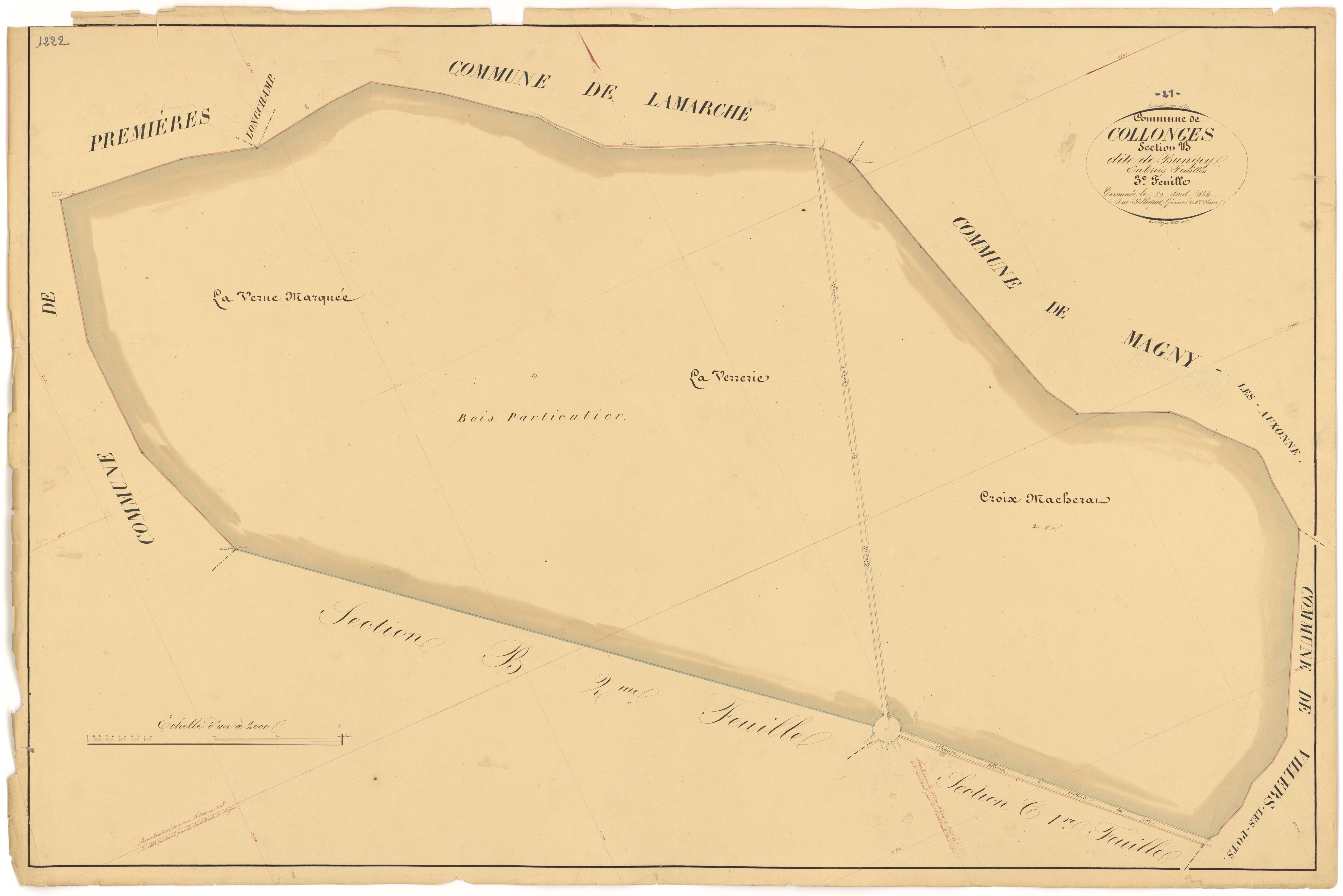 Collonges-lès-Premières - Section B3 - 3 P PLAN 190/10