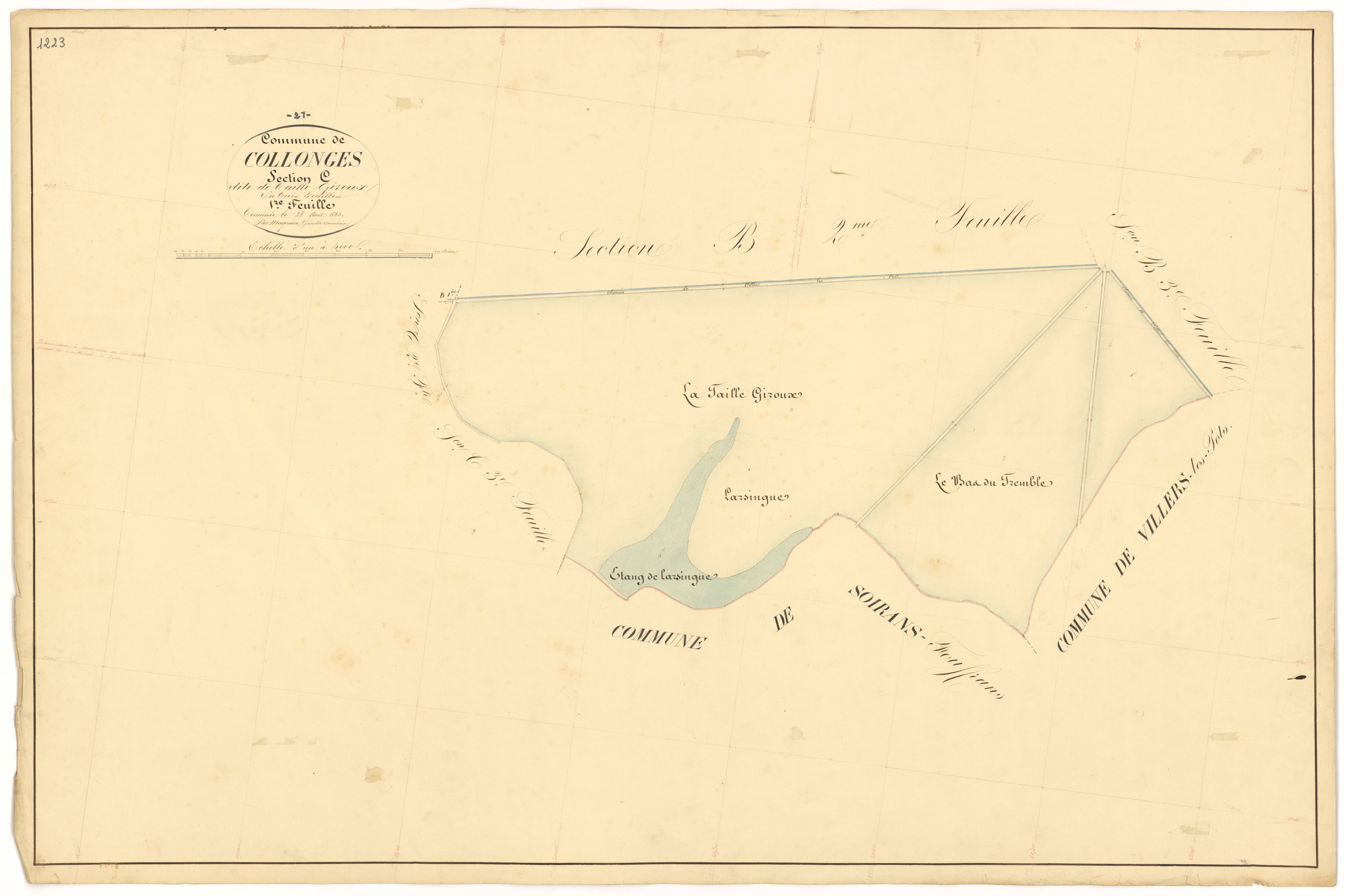 Collonges-lès-Premières - Section C1 - 3 P PLAN 190/11