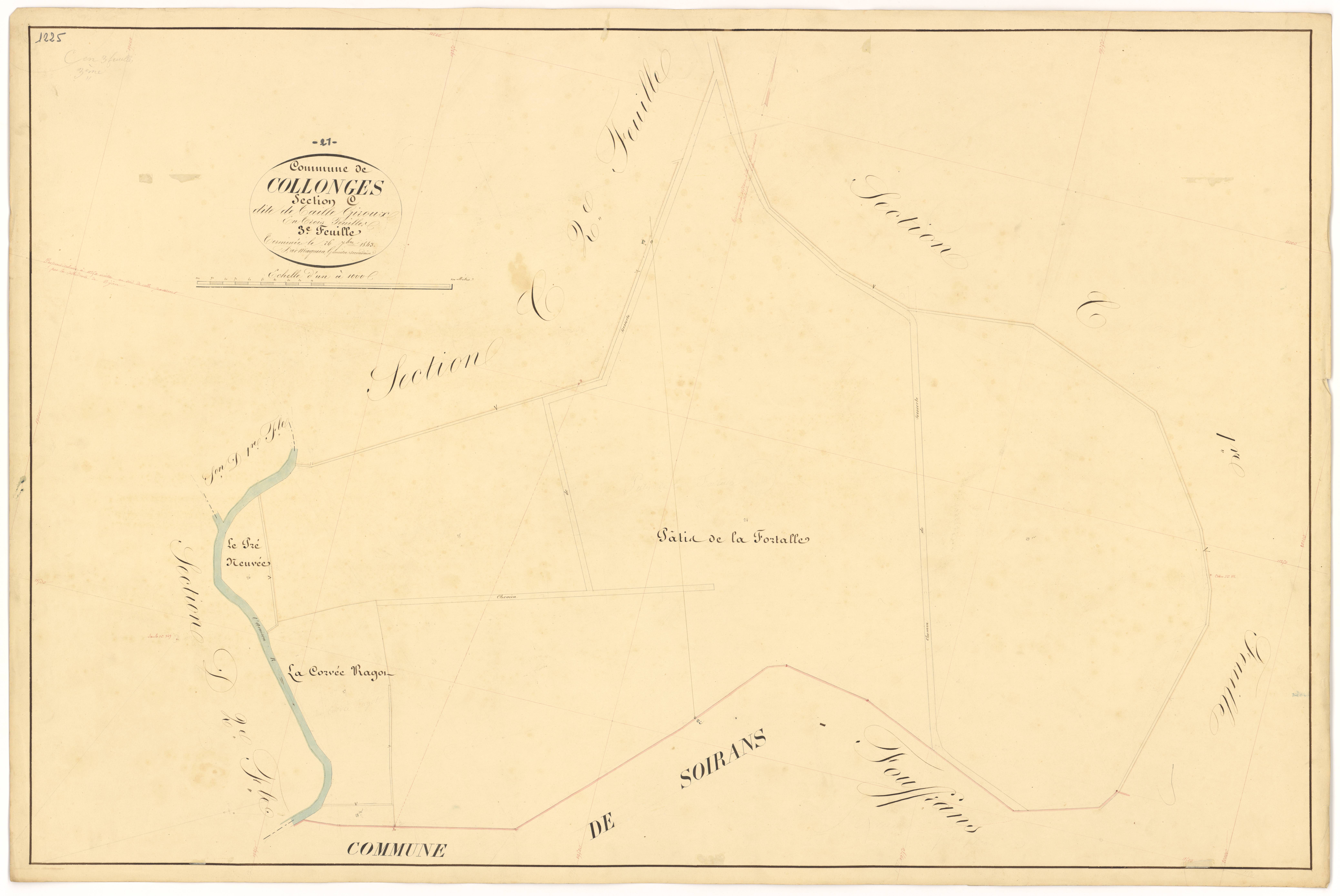 Collonges-lès-Premières - Section C3 - 3 P PLAN 190/13