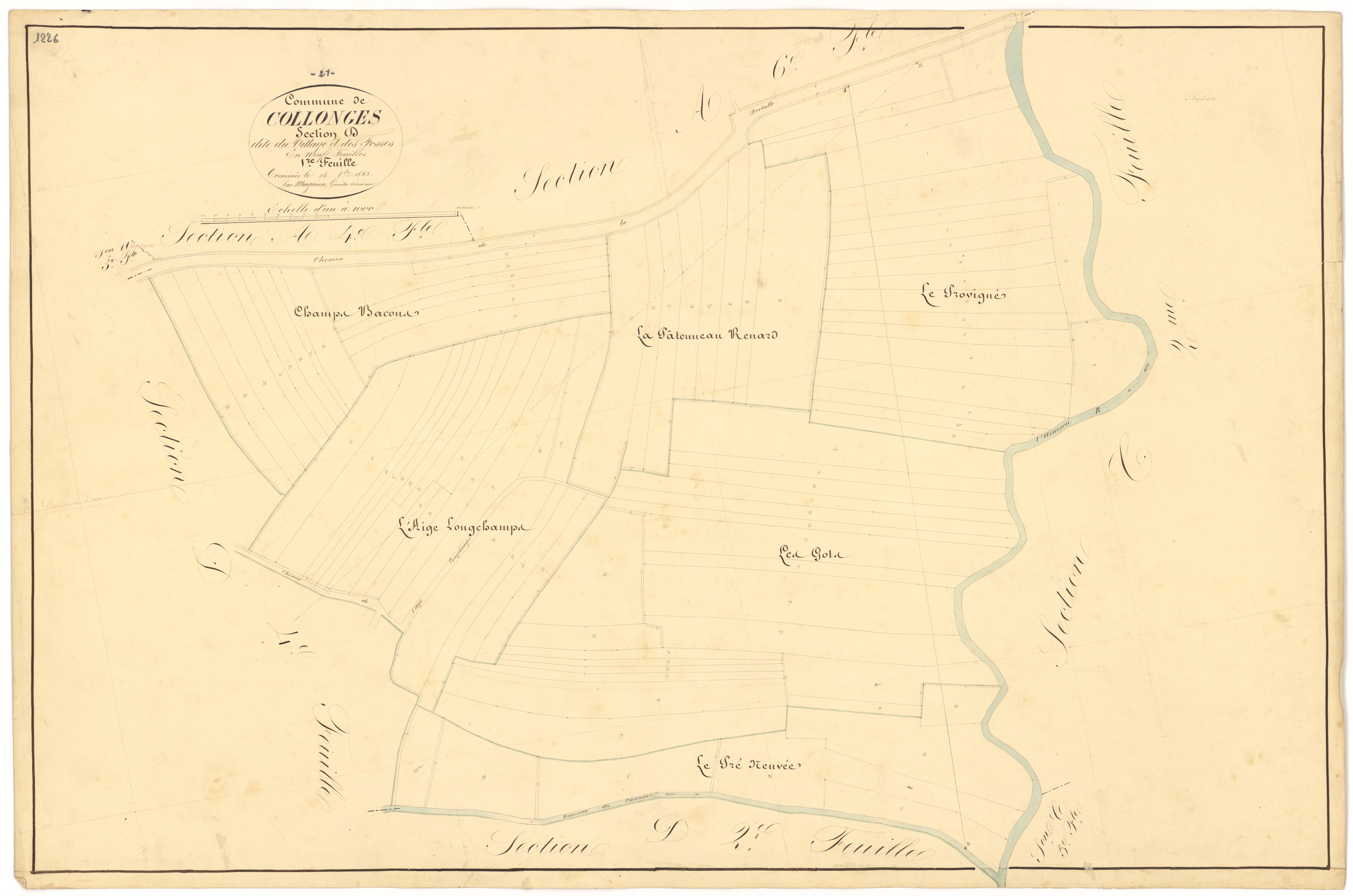 Collonges-lès-Premières - Section D1 - 3 P PLAN 190/14