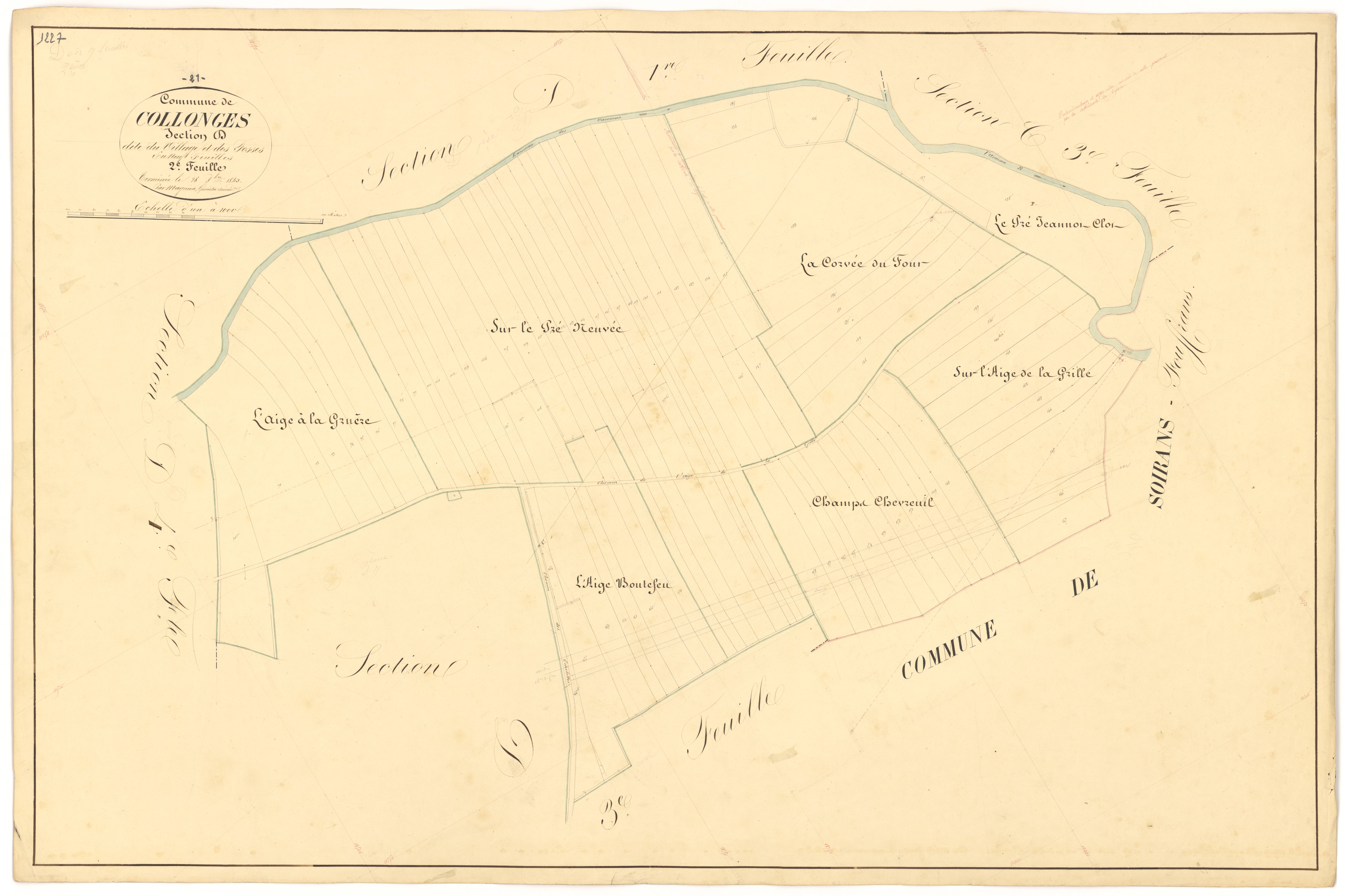 Collonges-lès-Premières - Section D2 - 3 P PLAN 190/15