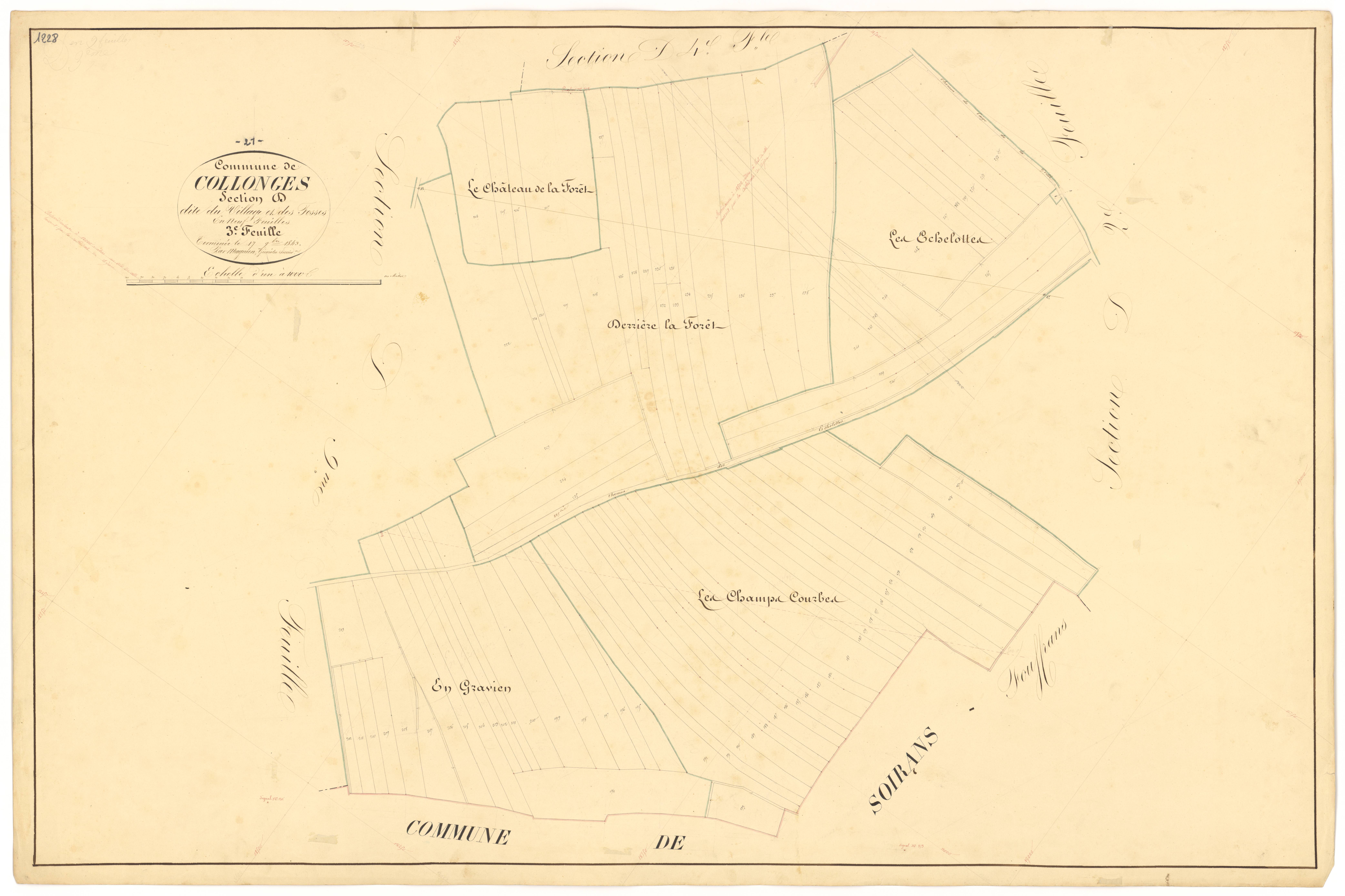 Collonges-lès-Premières - Section D3 - 3 P PLAN 190/16