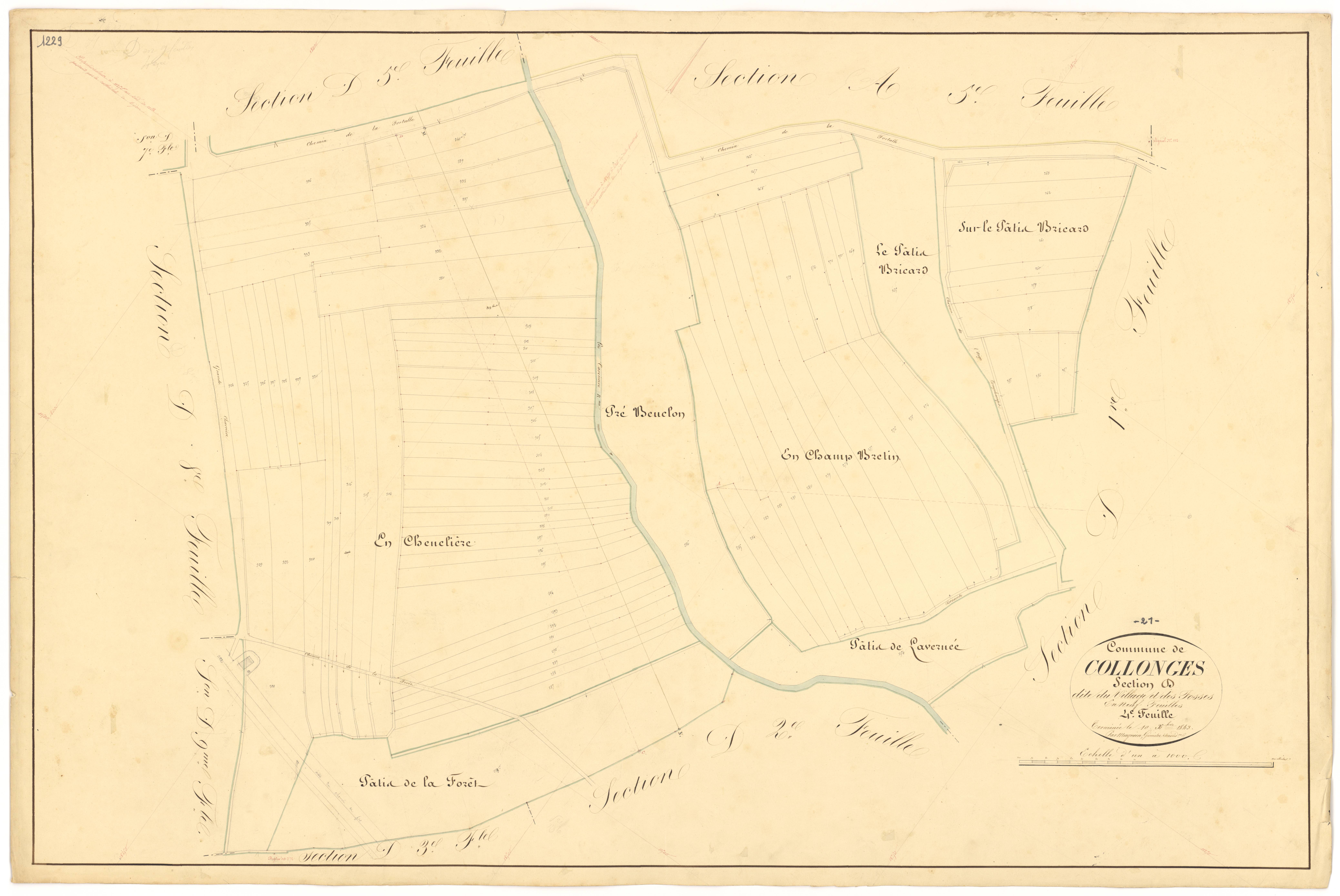 Collonges-lès-Premières - Section D4 - 3 P PLAN 190/17