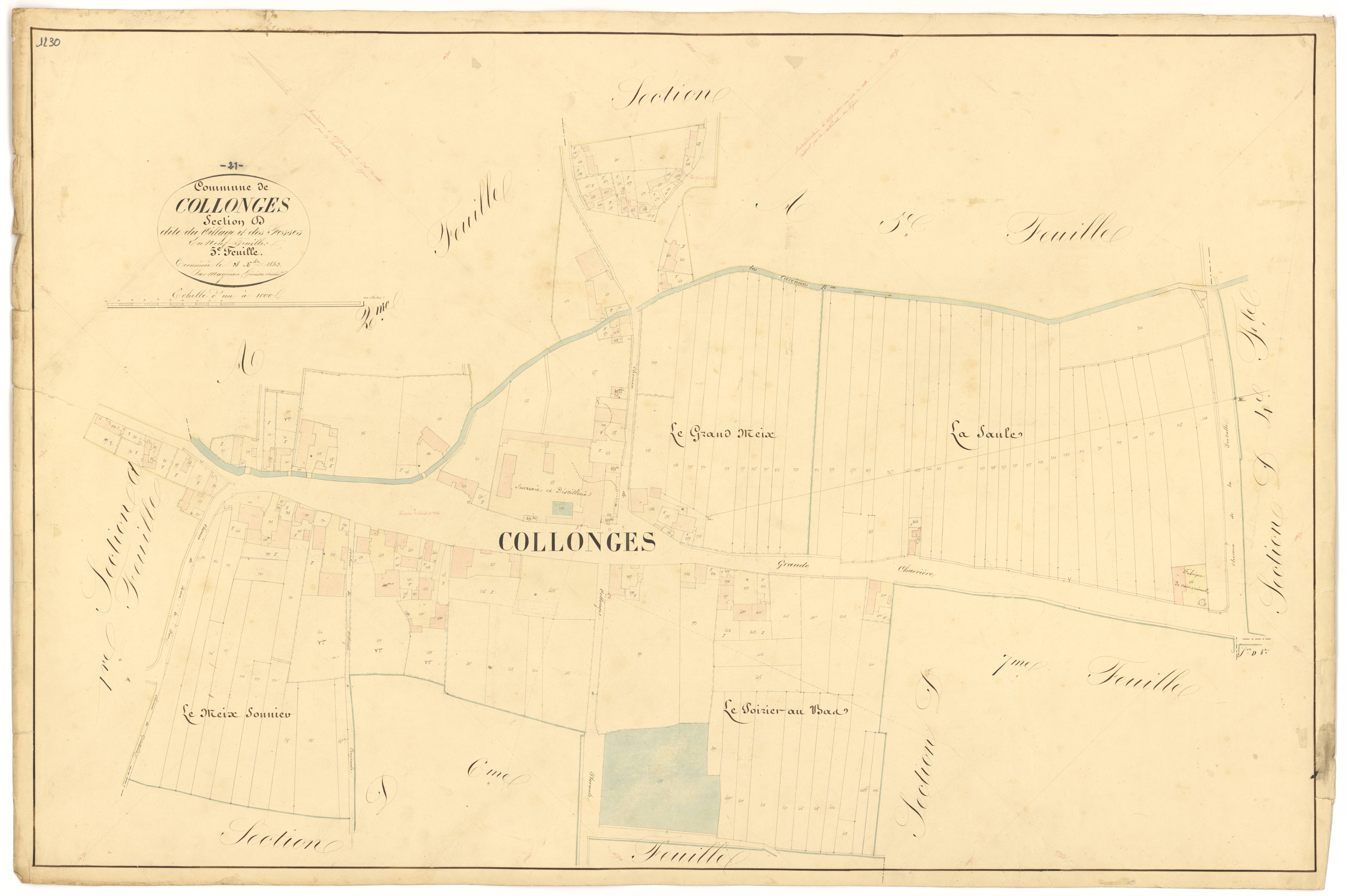 Collonges-lès-Premières - Section D5 - 3 P PLAN 190/18
