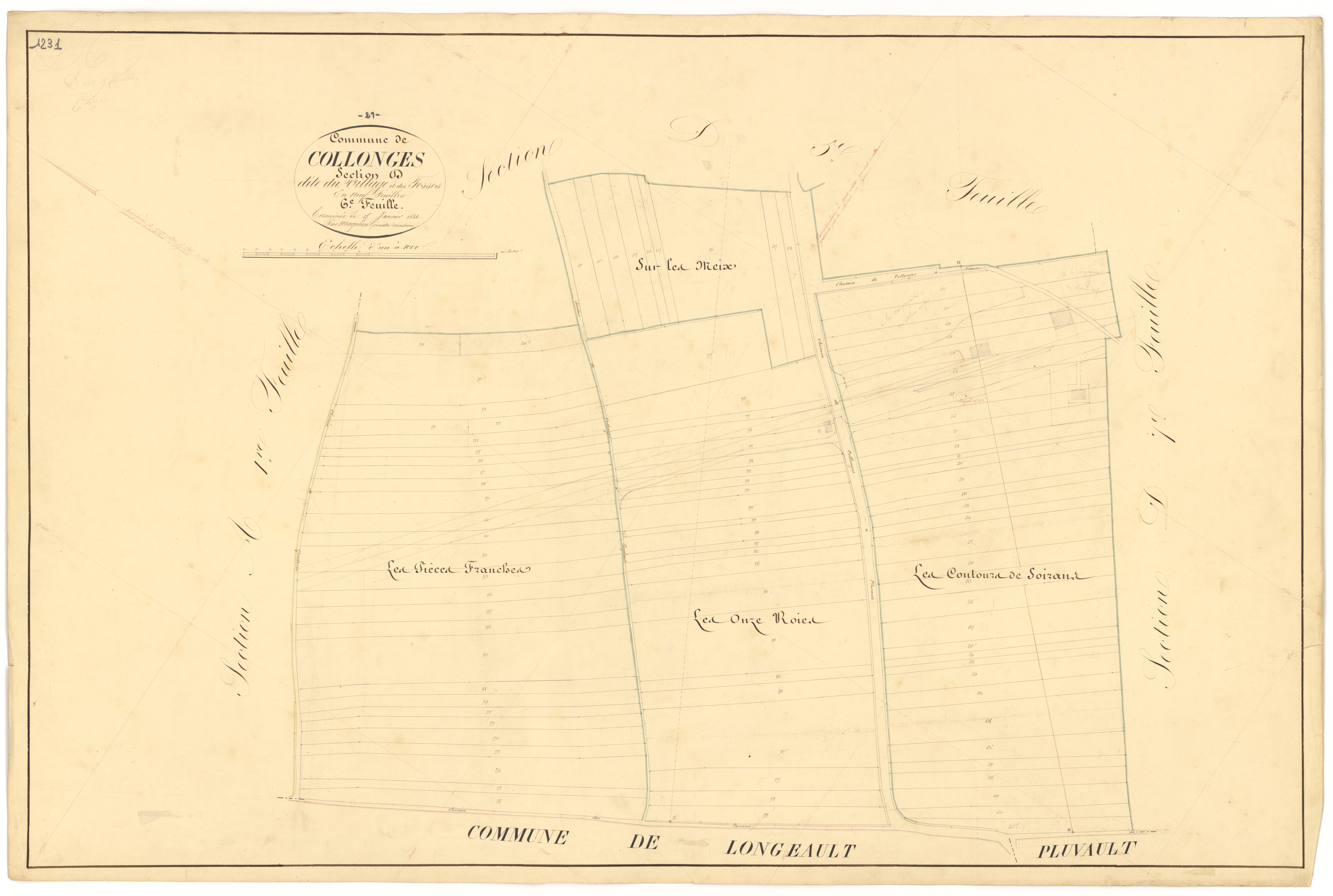 Collonges-lès-Premières - Section D6 - 3 P PLAN 190/19
