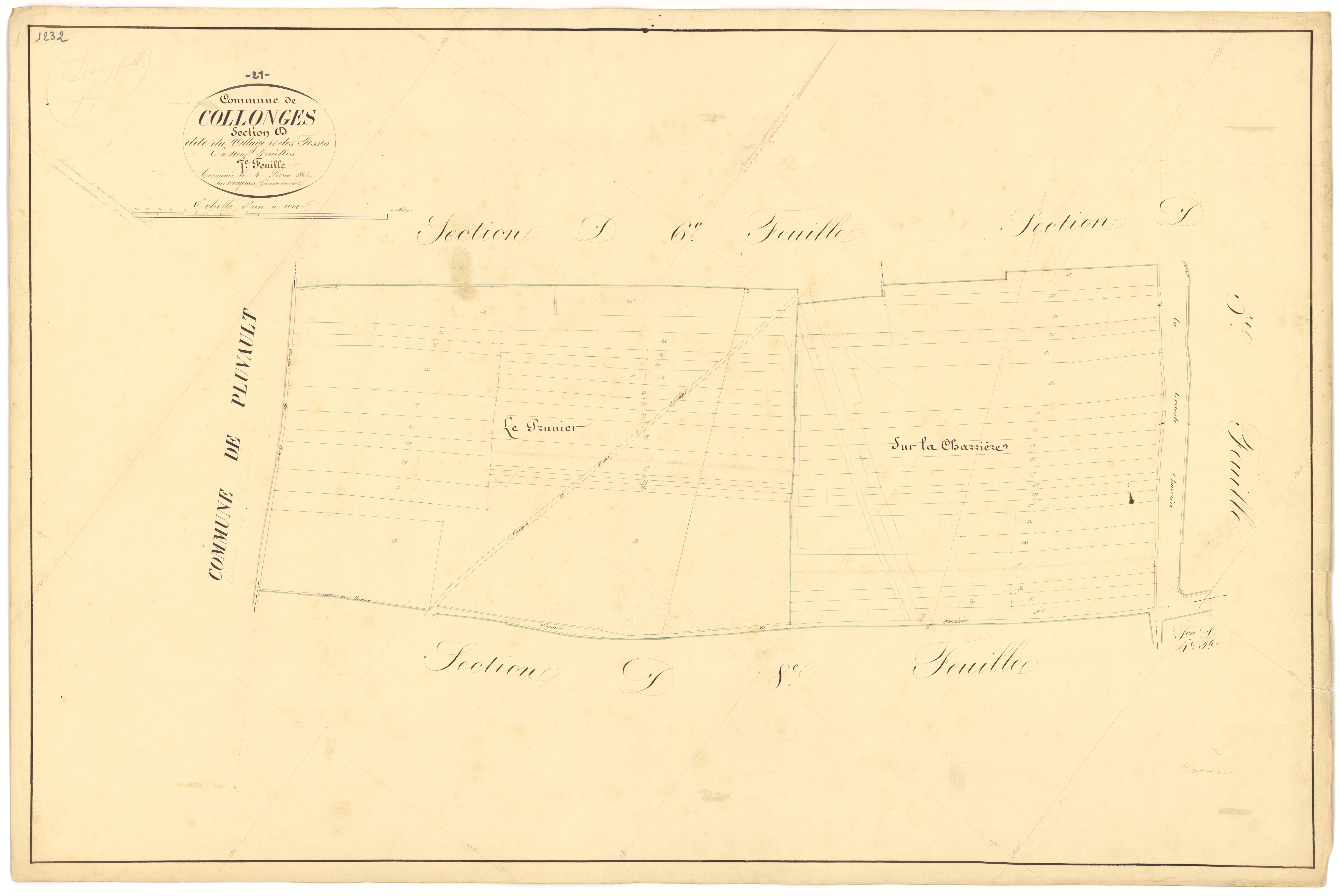 Collonges-lès-Premières - Section D7 - 3 P PLAN 190/20