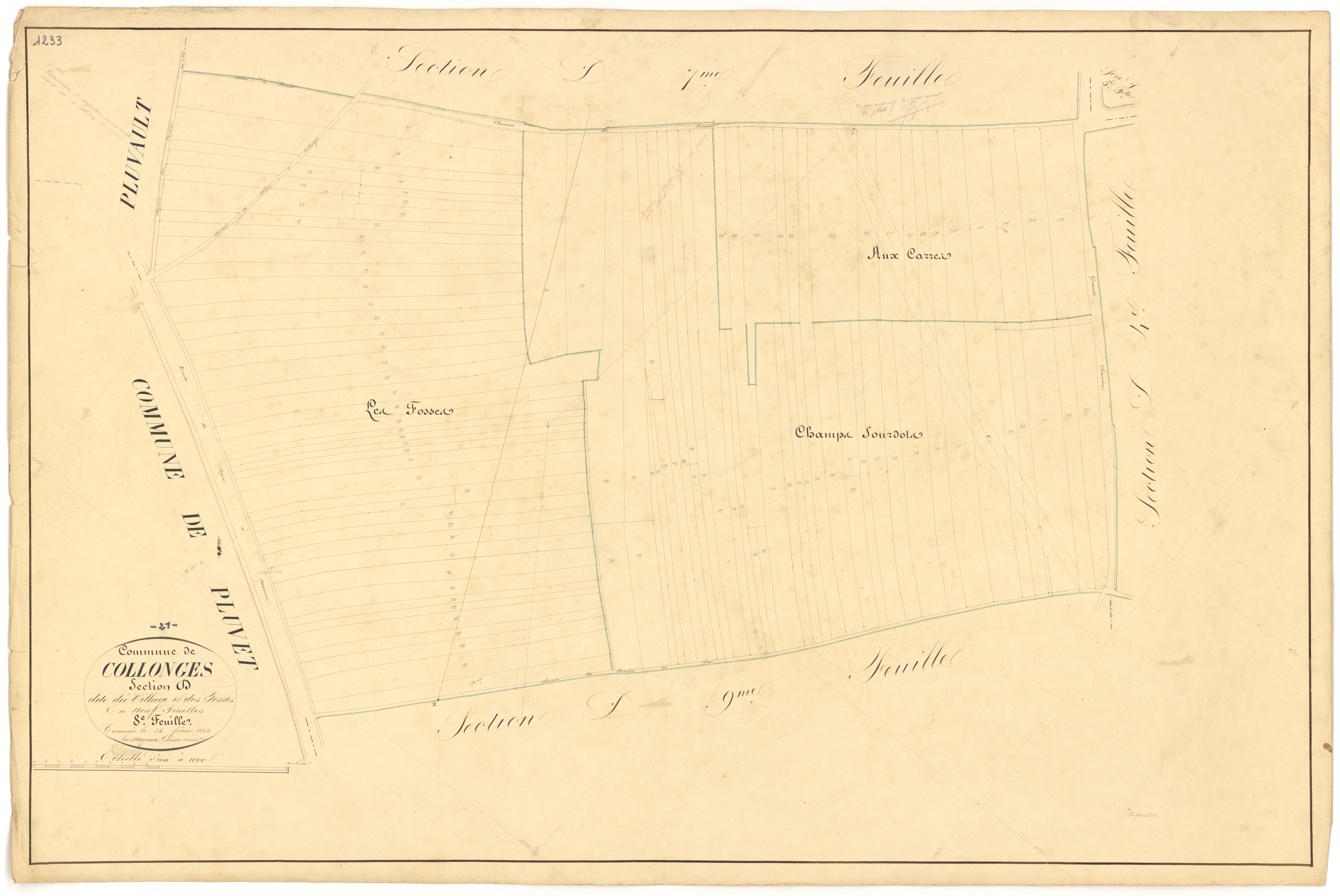 Collonges-lès-Premières - Section D8 - 3 P PLAN 190/21