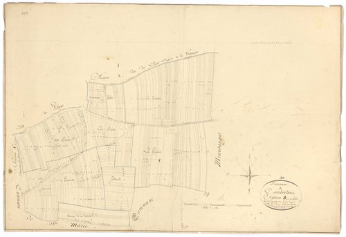 Combertault - Section B - 3 P PLAN 192/3