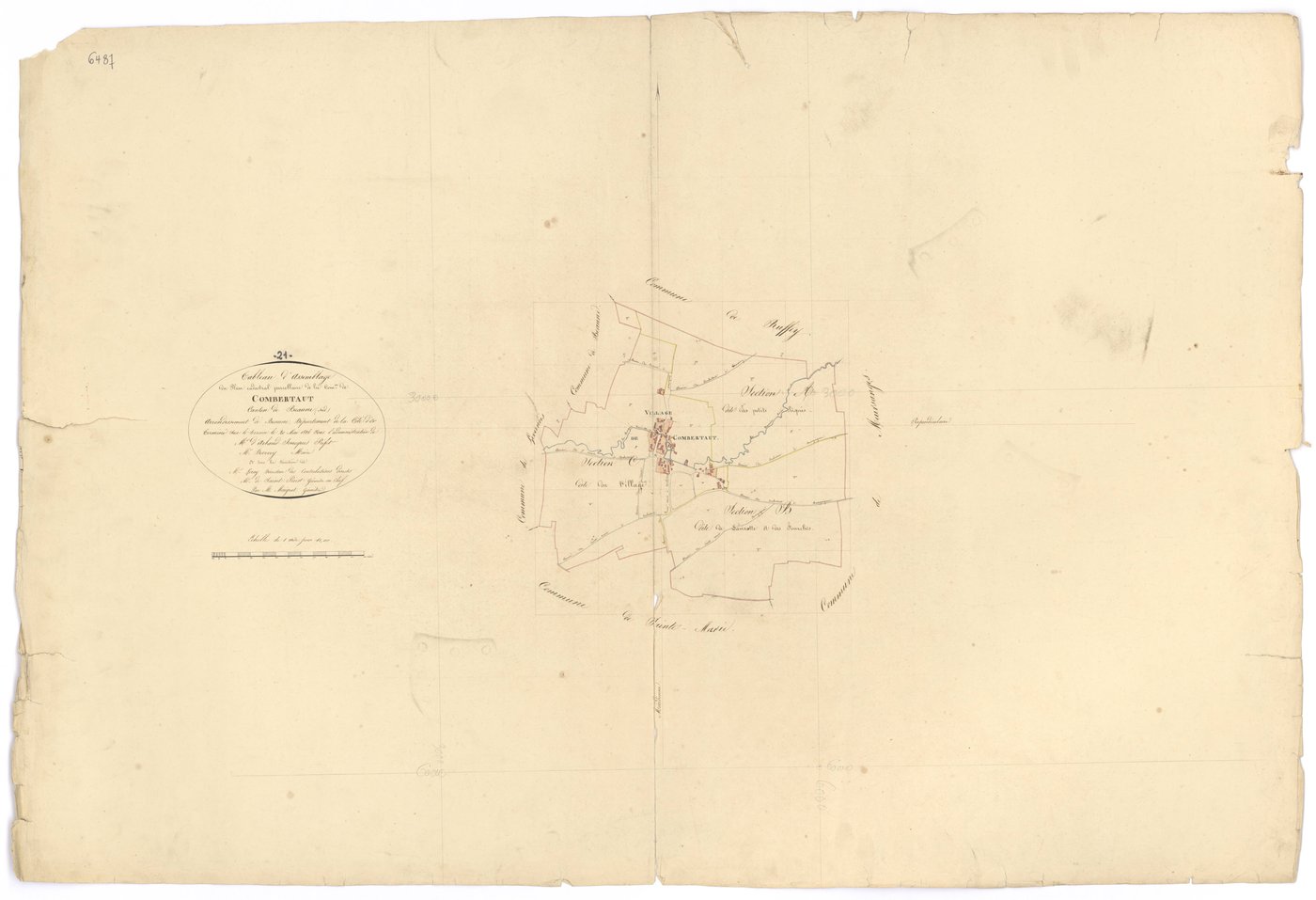 Combertault - Tableau d'assemblage - 3 P PLAN 192/1