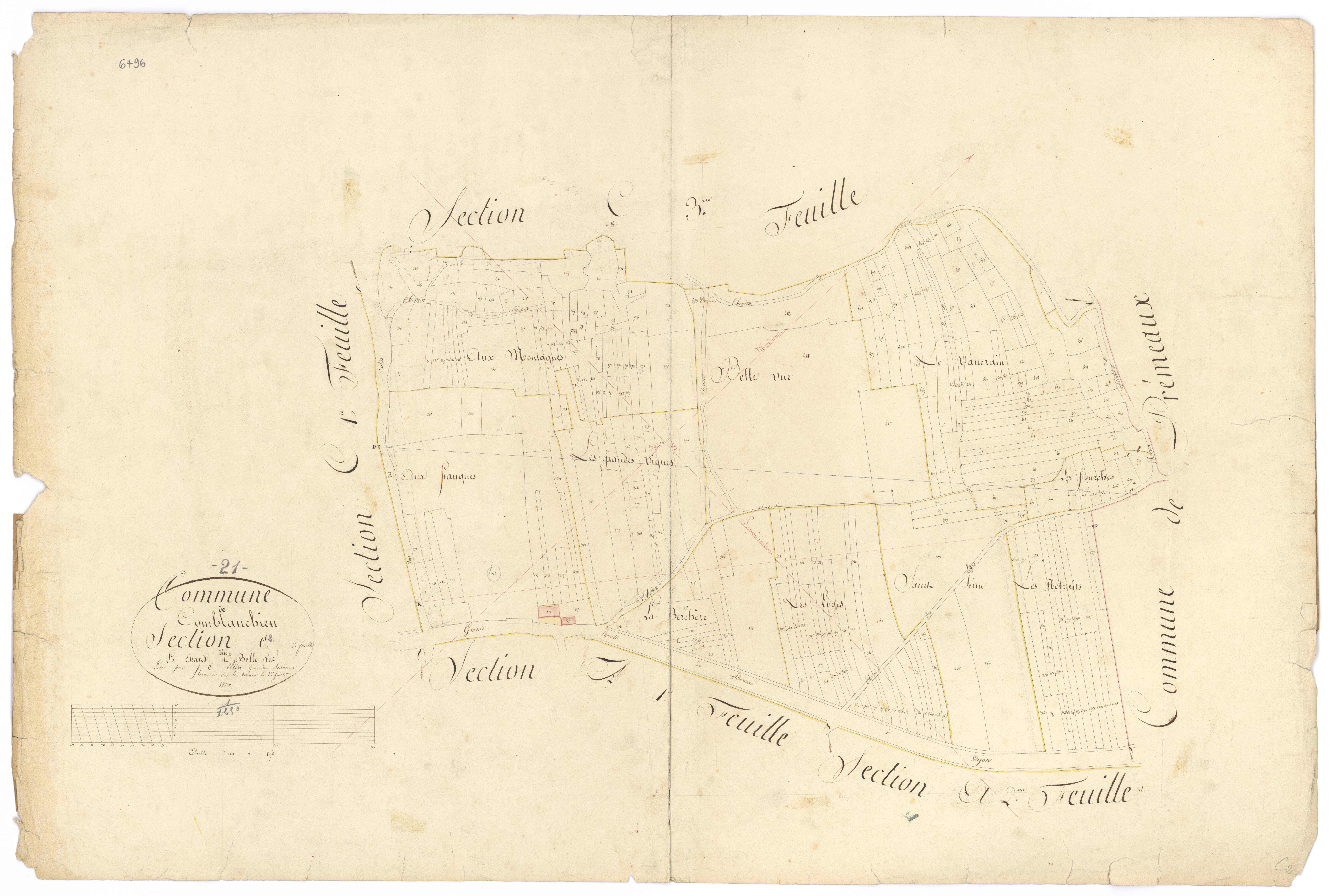 Comblanchien - Section C2 - 3 P PLAN 193/6
