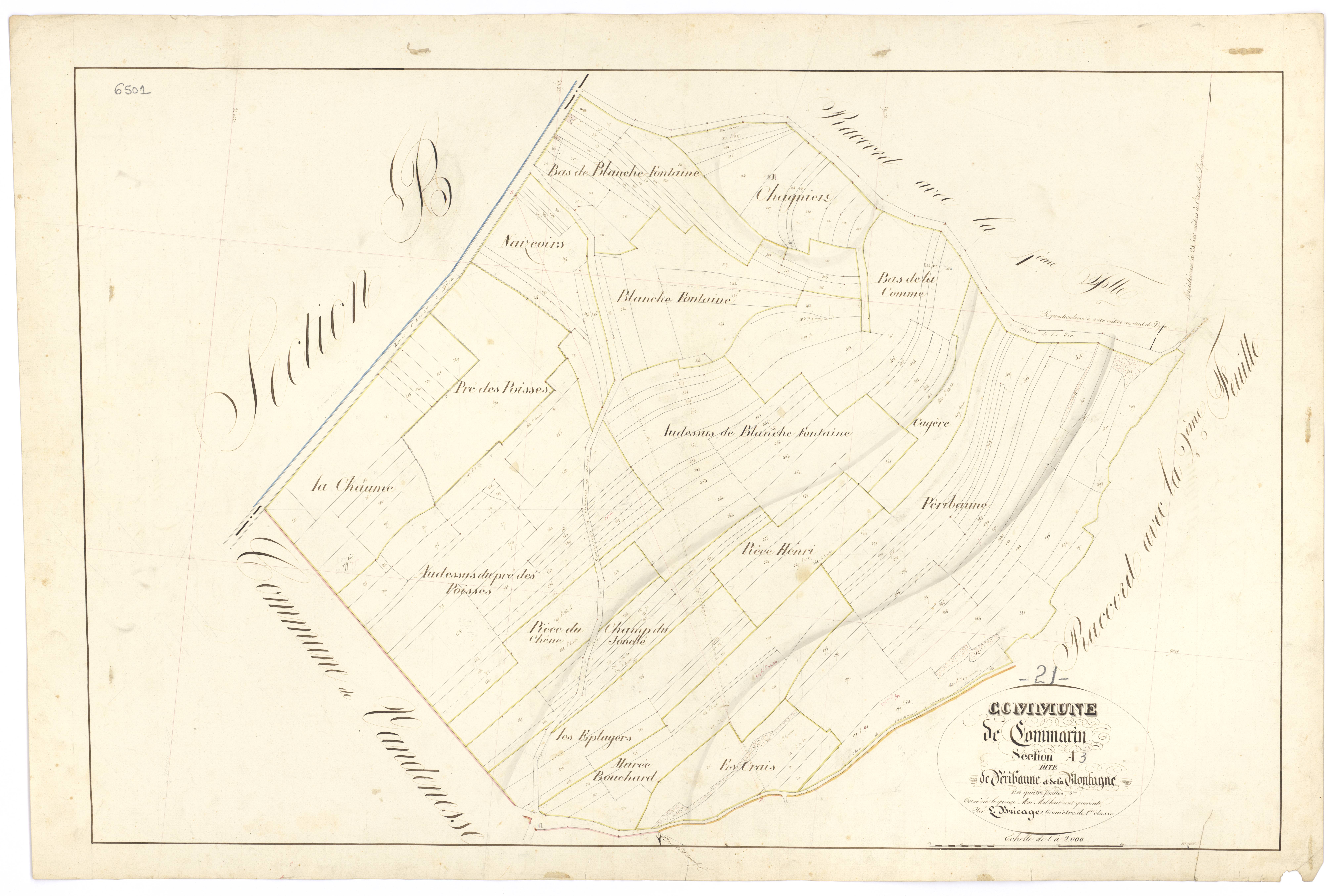 Commarin - Section A3 - 3 P PLAN 194/4