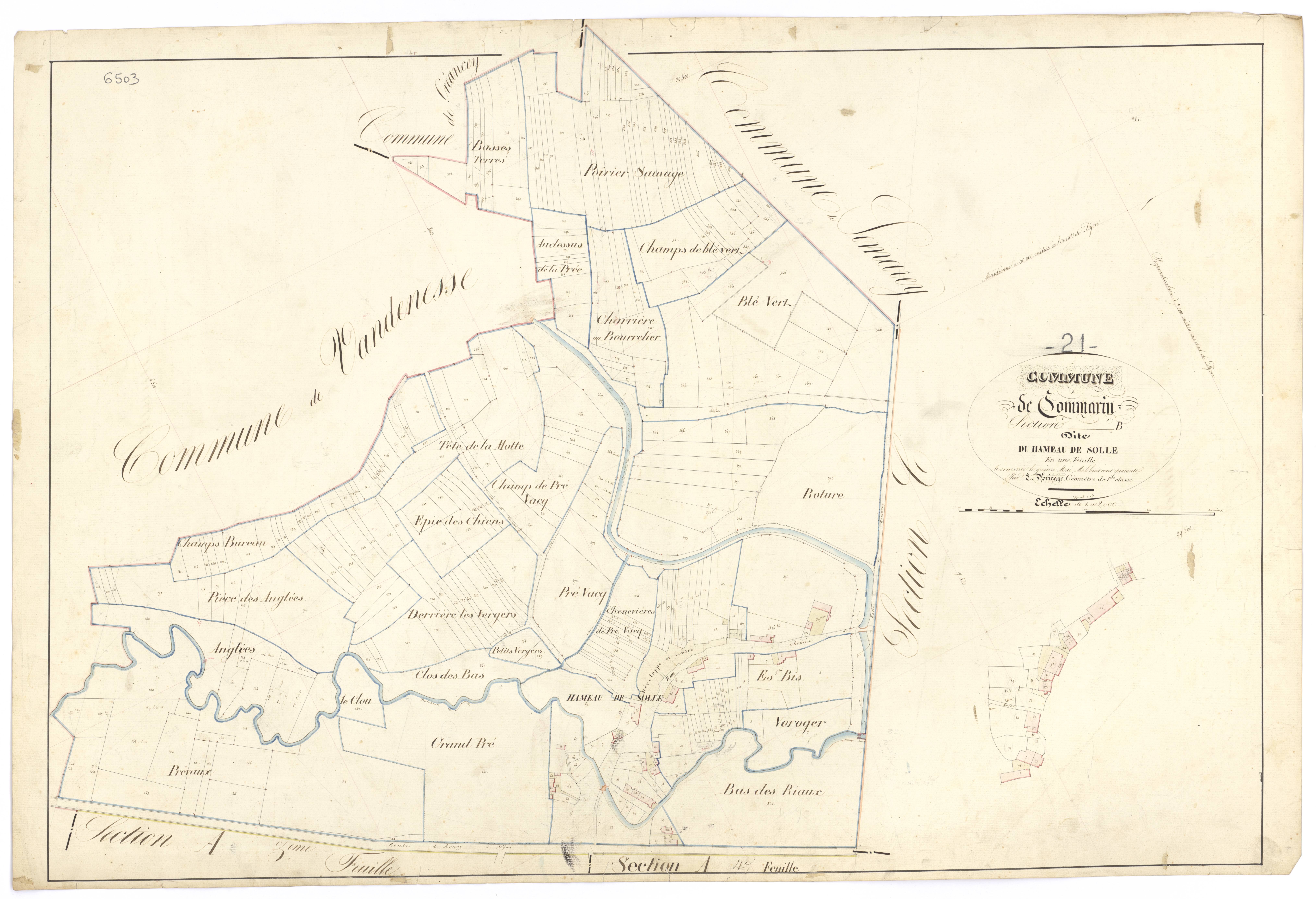 Commarin - Section B - 3 P PLAN 194/6