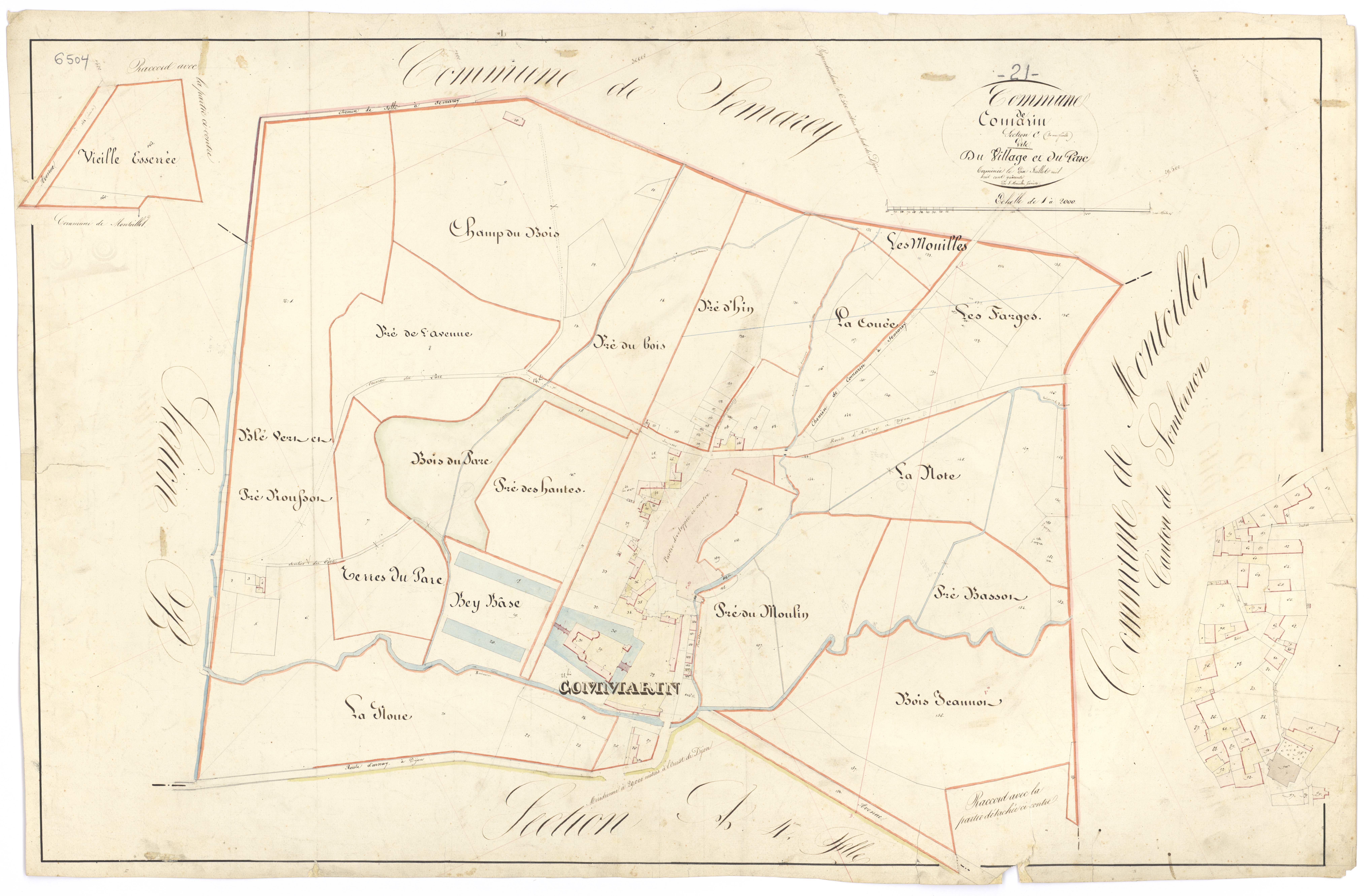 Commarin - Section C - 3 P PLAN 194/7