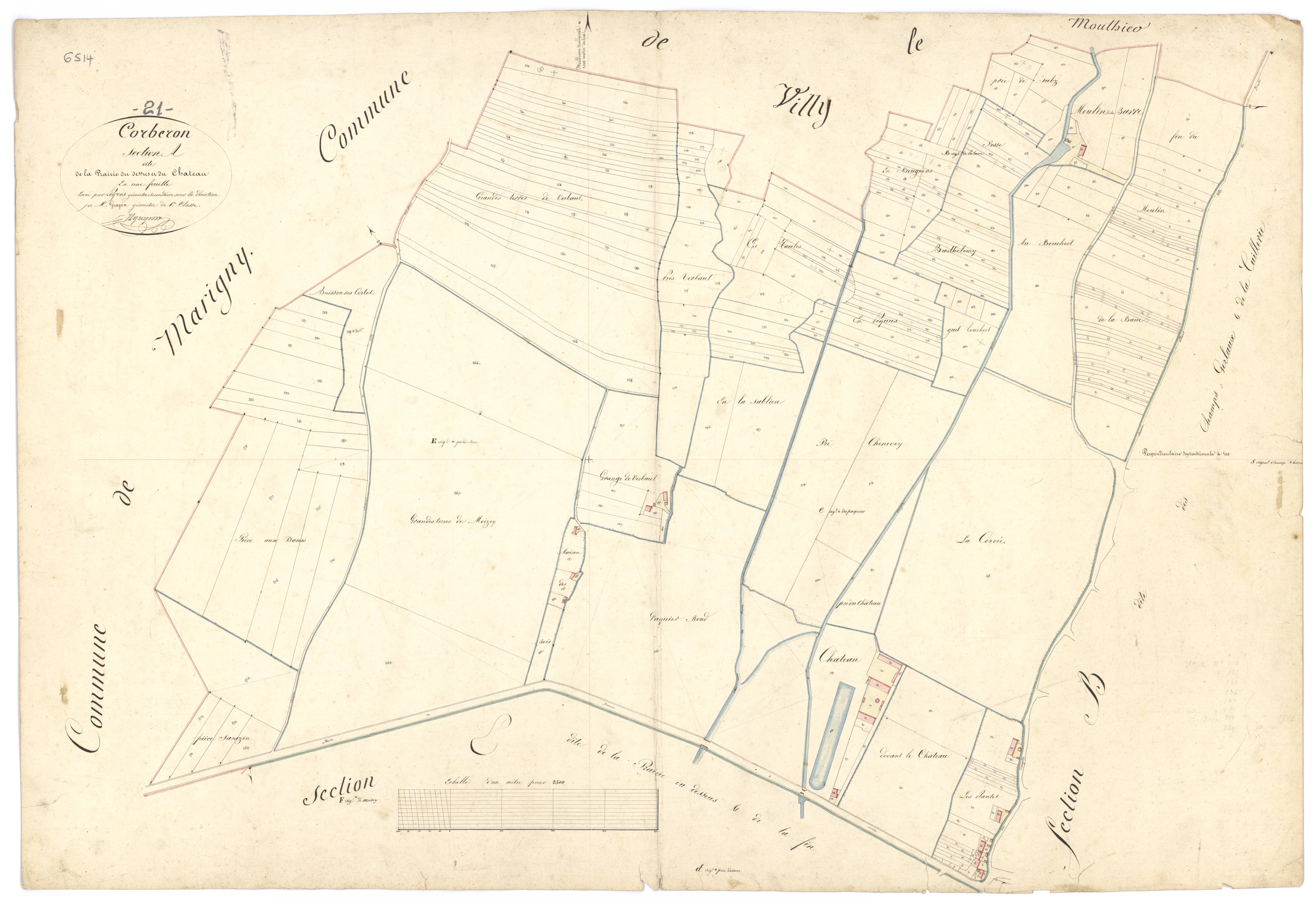 Corberon - Section A - 3 P PLAN 196/2