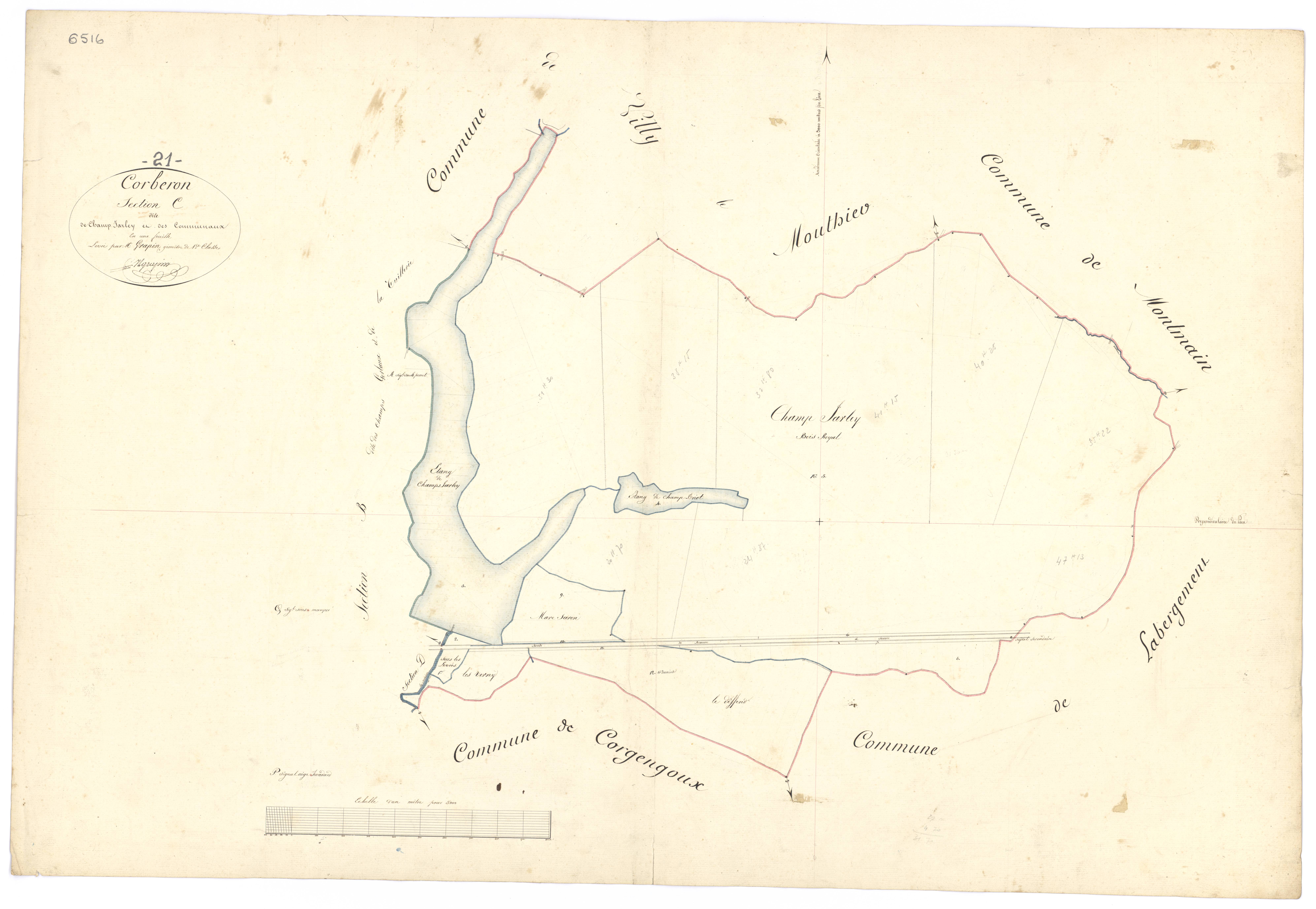 Corberon - Section C - 3 P PLAN 196/4