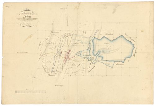 Corberon - Tableau d'assemblage - 3 P PLAN 196/1