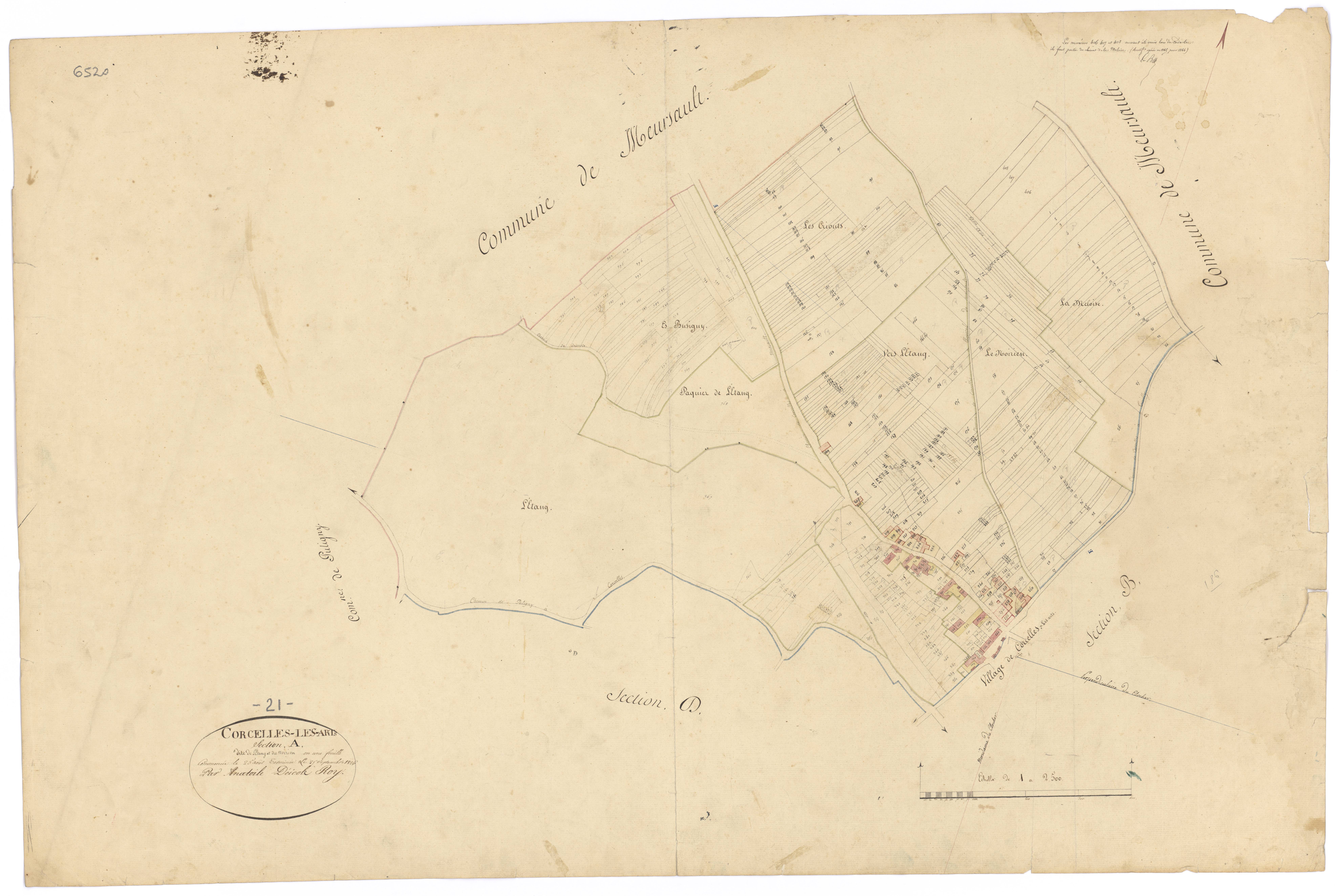Corcelles-les-Arts - Section A - 3 P PLAN 197/2